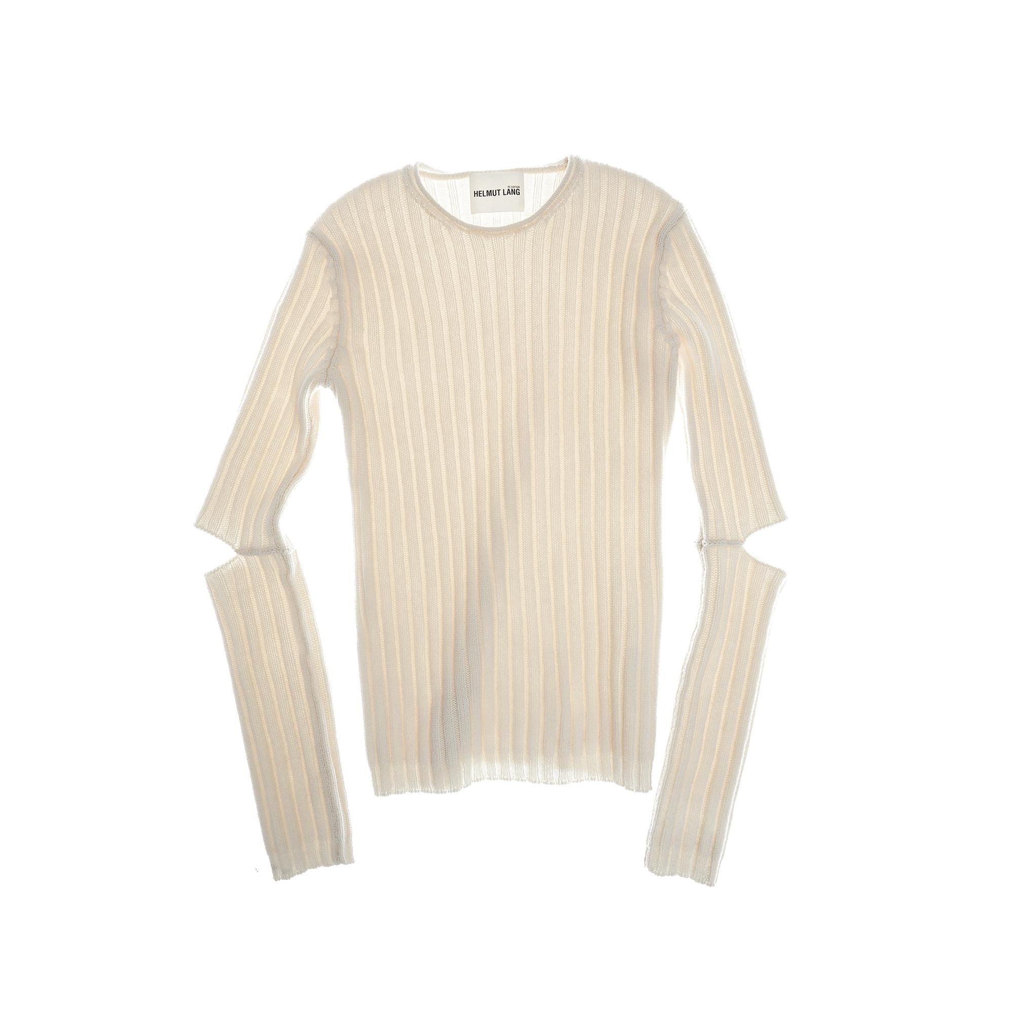 Helmut lang slashed 2025 elbow sweater