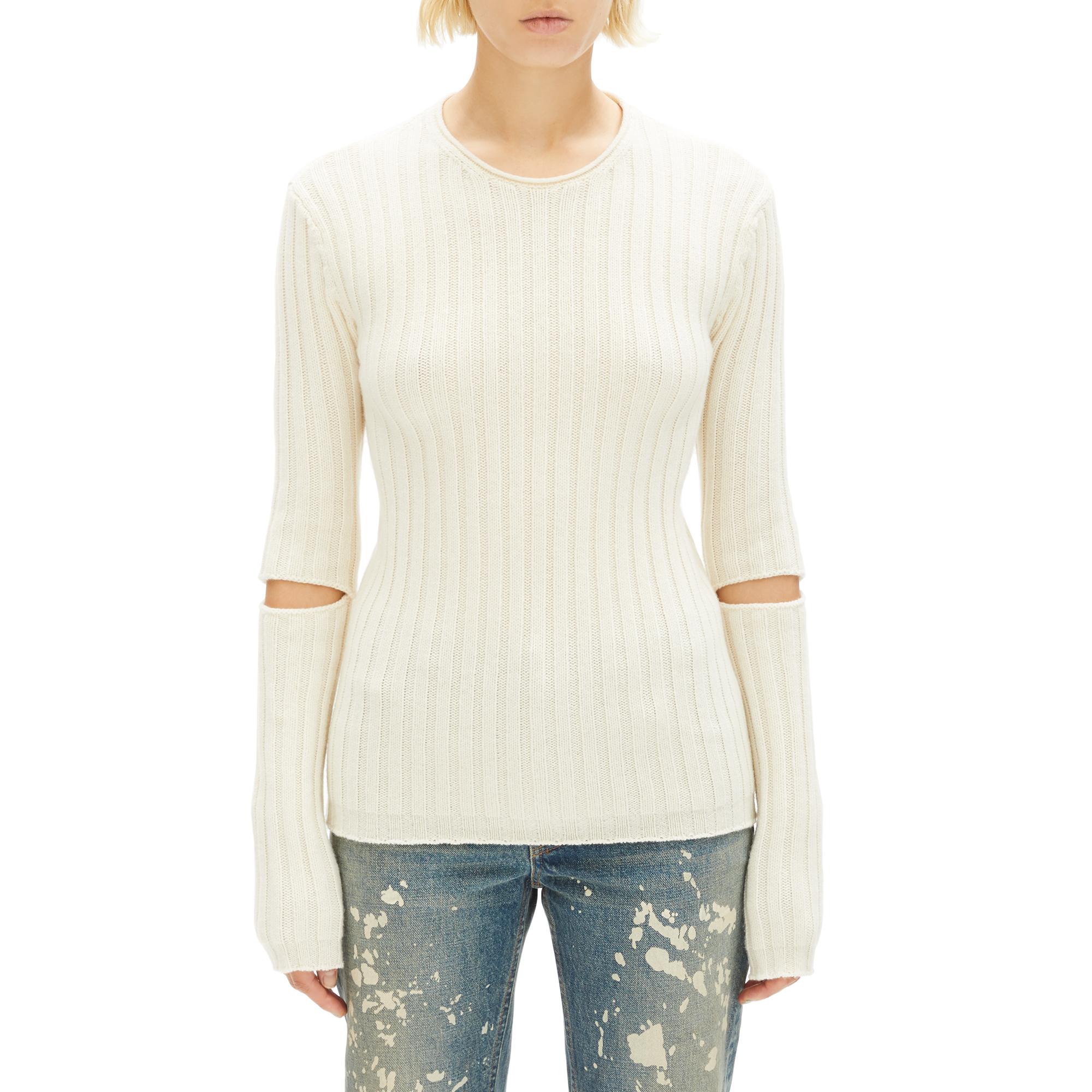 Helmut lang clearance slashed elbow sweater