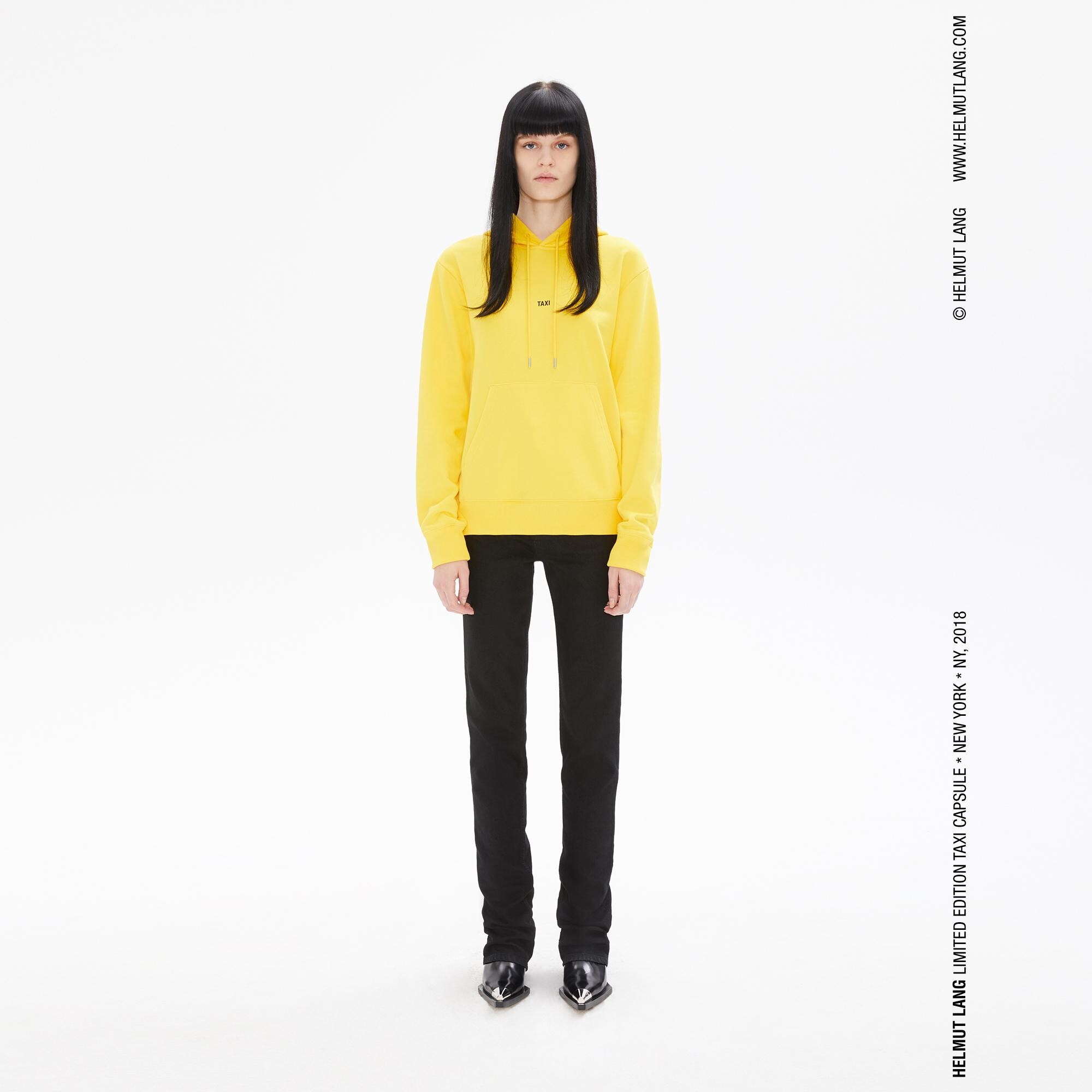 Helmut Lang Women s Taxi Hoodie New York Yellow WWW.HELMUTLANG.COM