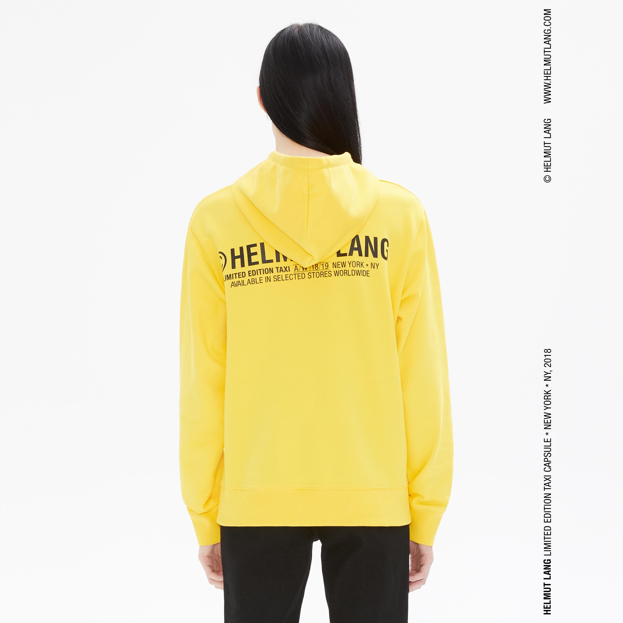 Helmut Lang Women s Taxi Hoodie New York Yellow WWW.HELMUTLANG.COM