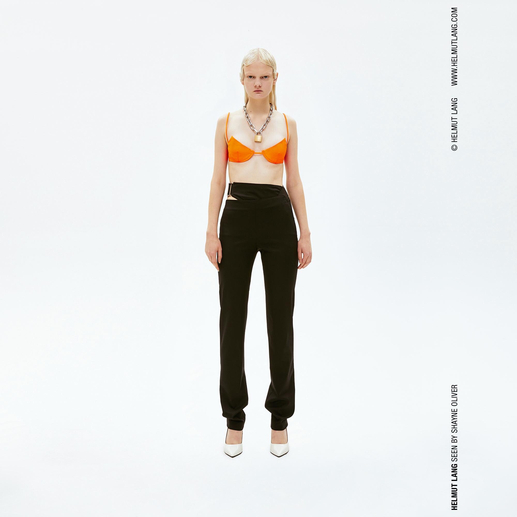 HERMUT LANG ERASTIC STRAP TROUSERSERS-