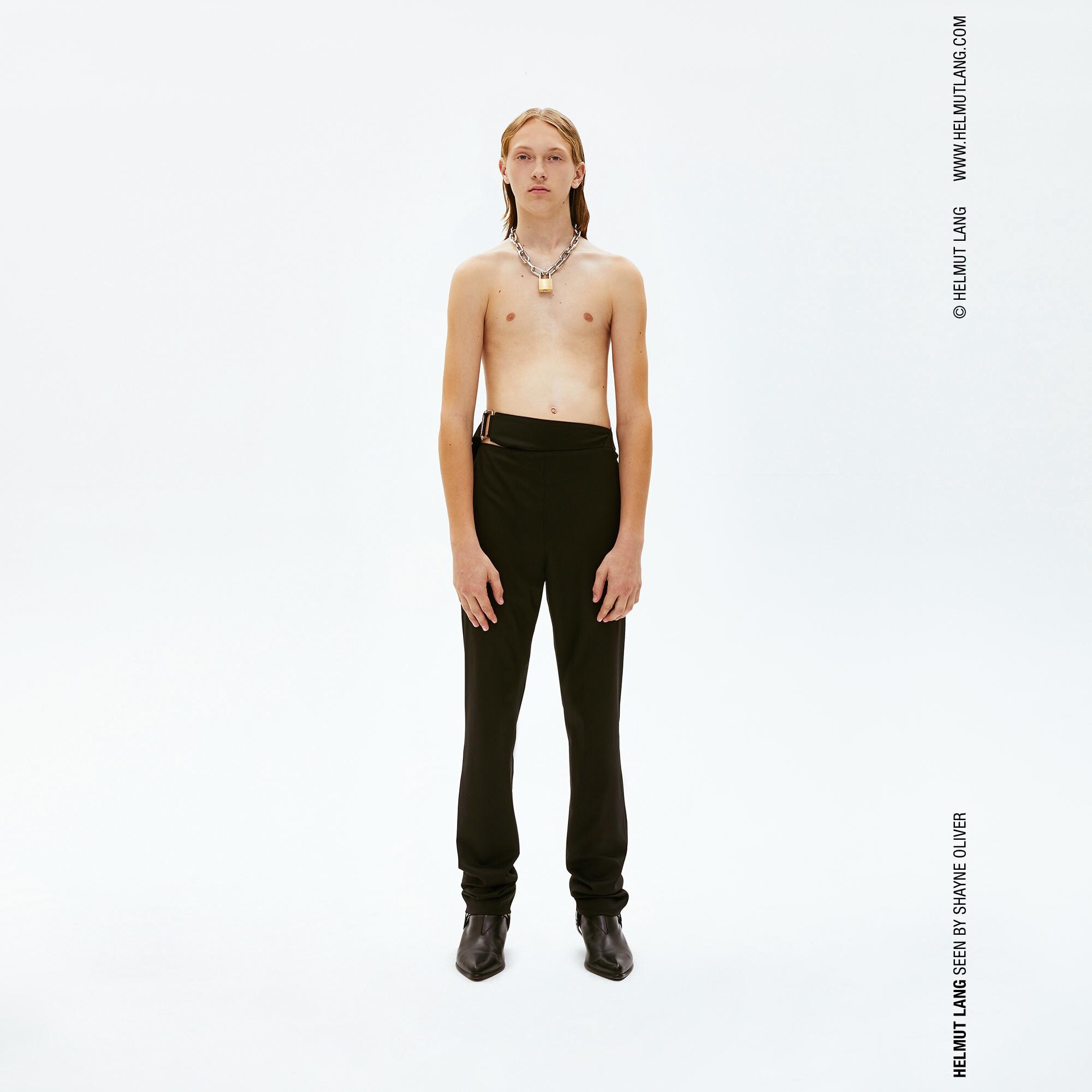 Helmut Lang Elastic Strap Trouser | Helmutlang.com