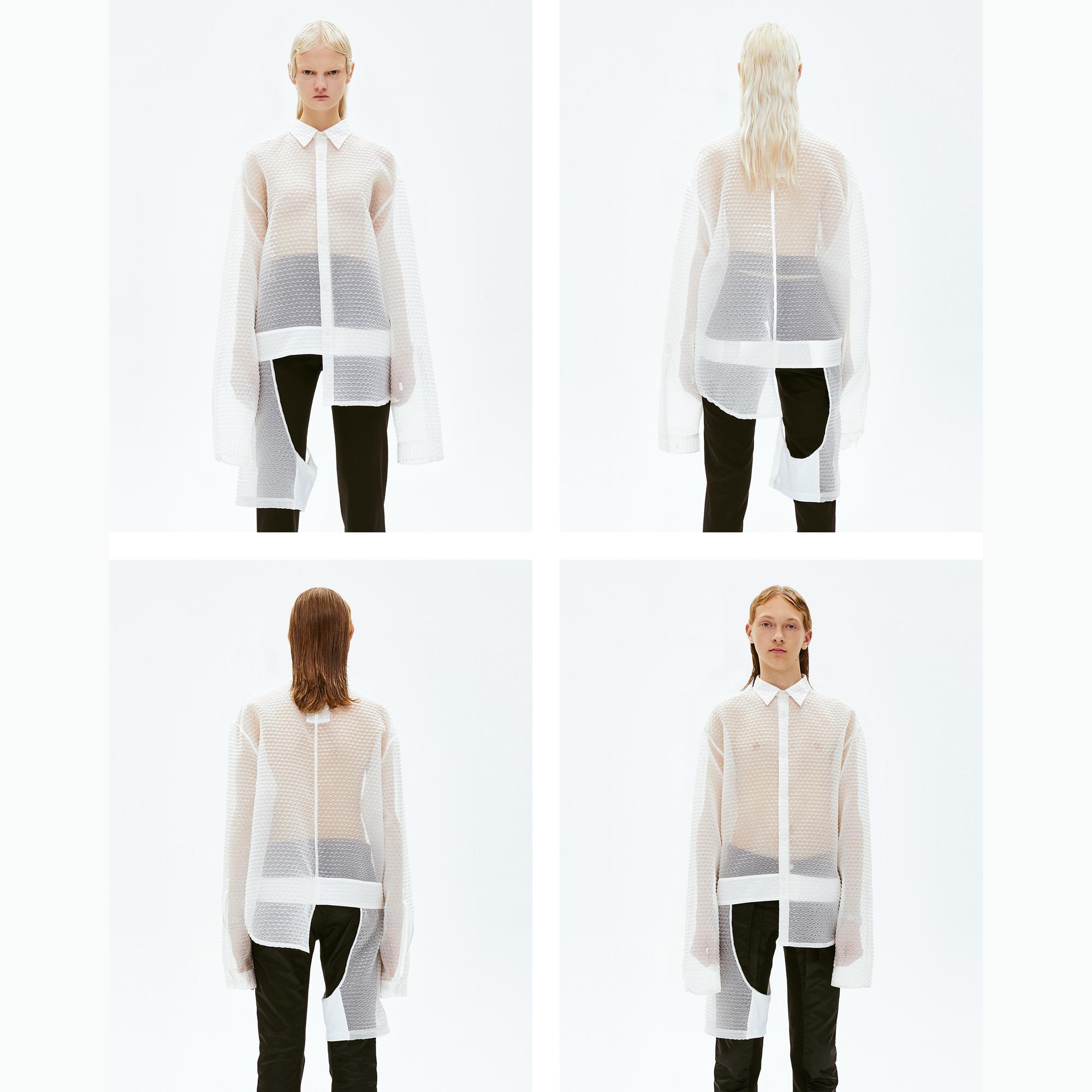 Helmut Lang Bubble Wrap Shirt | Helmutlang.com