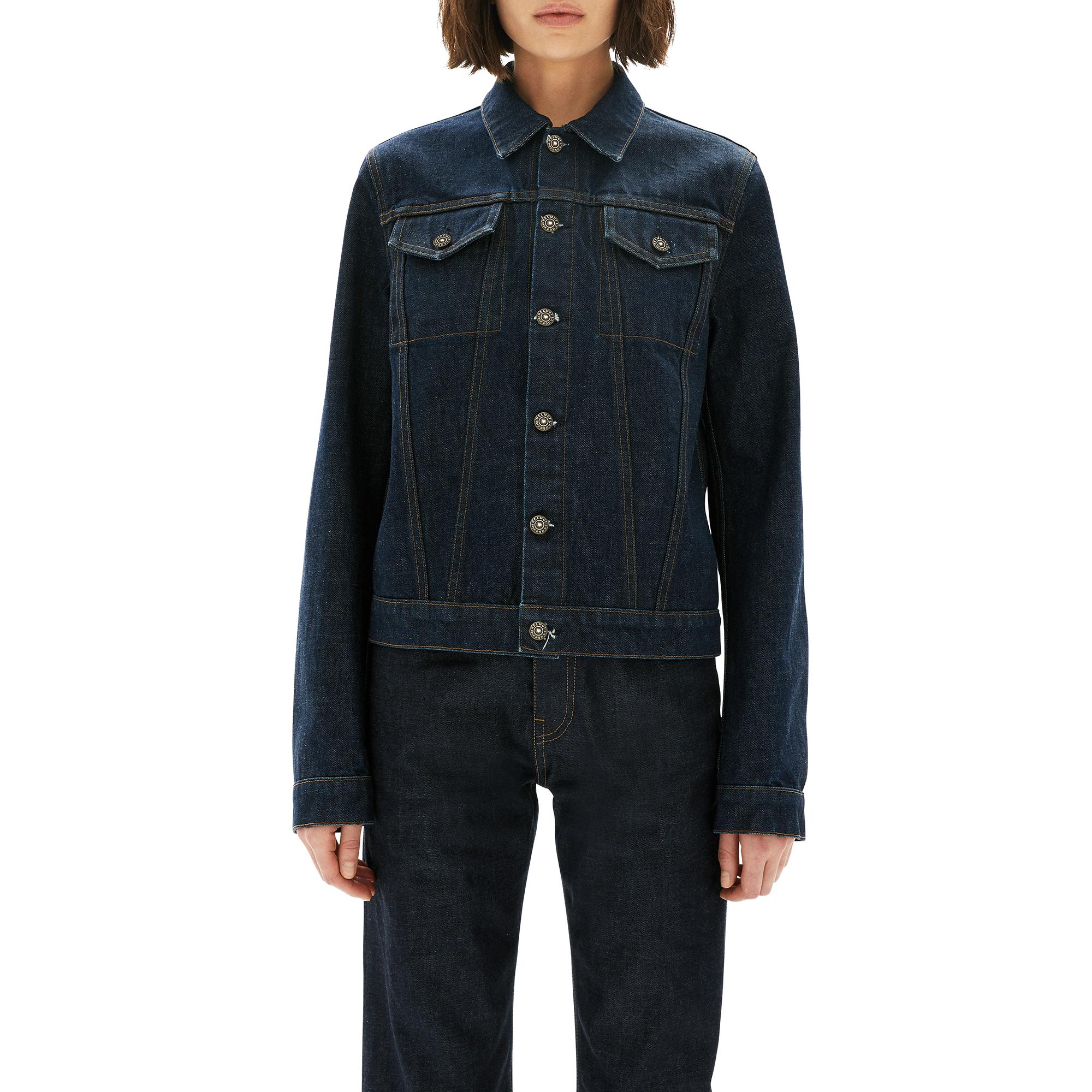 Helmut Lang DENIM JACKET WITH STRIPES | Helmutlang.com | Helmut Lang