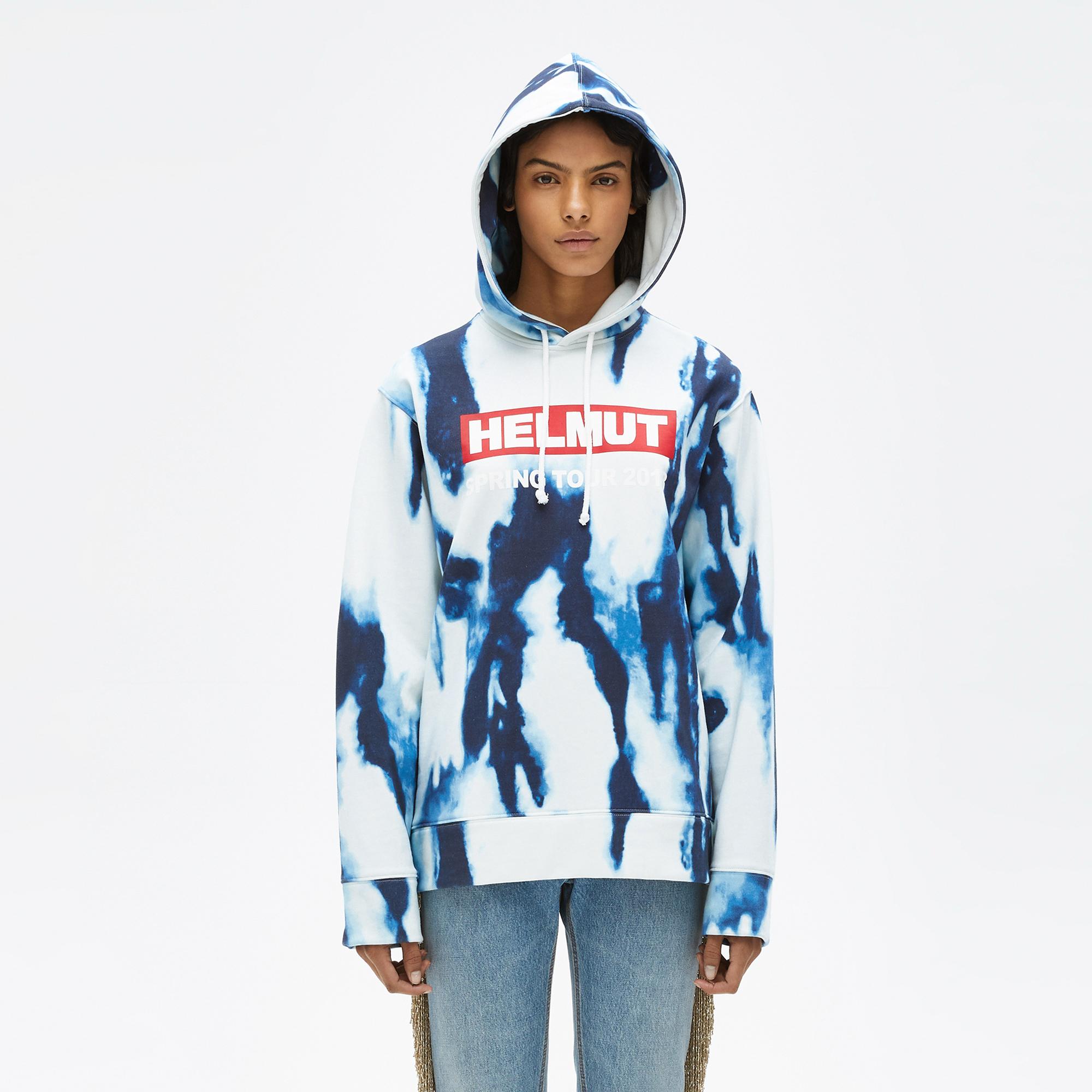 Helmut lang tie dye hoodie on sale