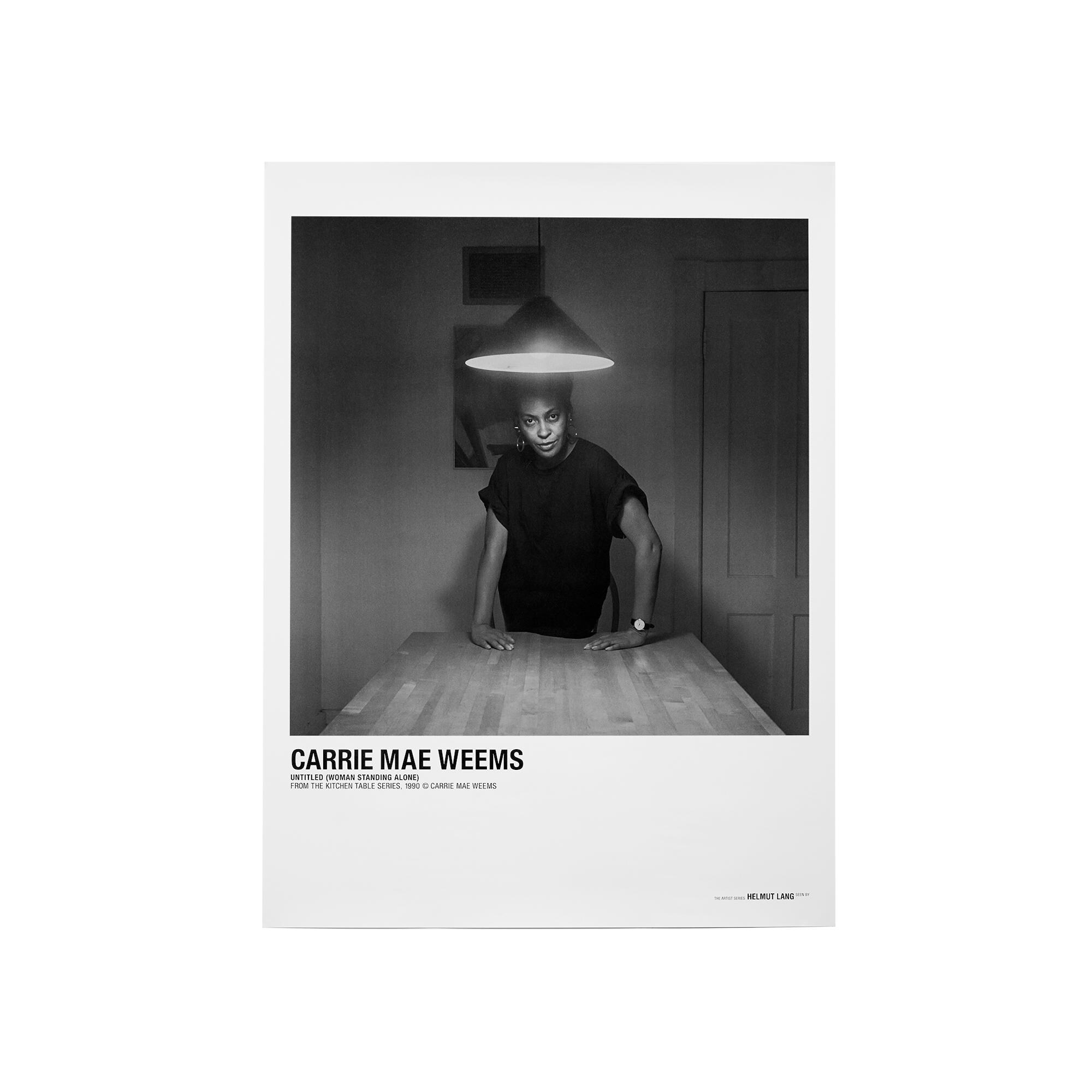 Helmut Lang Carrie Mae Weems Standing Alone Poster | Helmut Lang