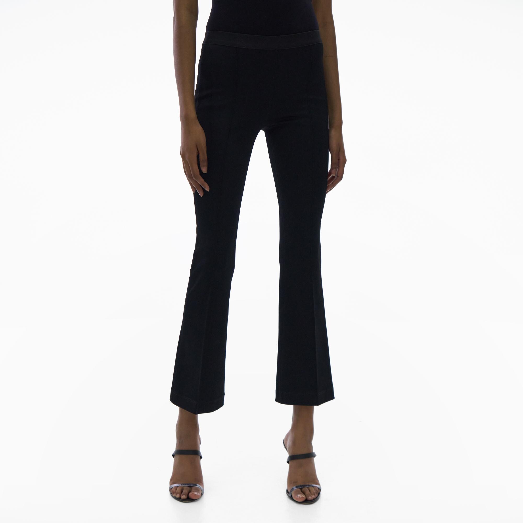 Helmut Lang Neoprene Crop Flare Leggings