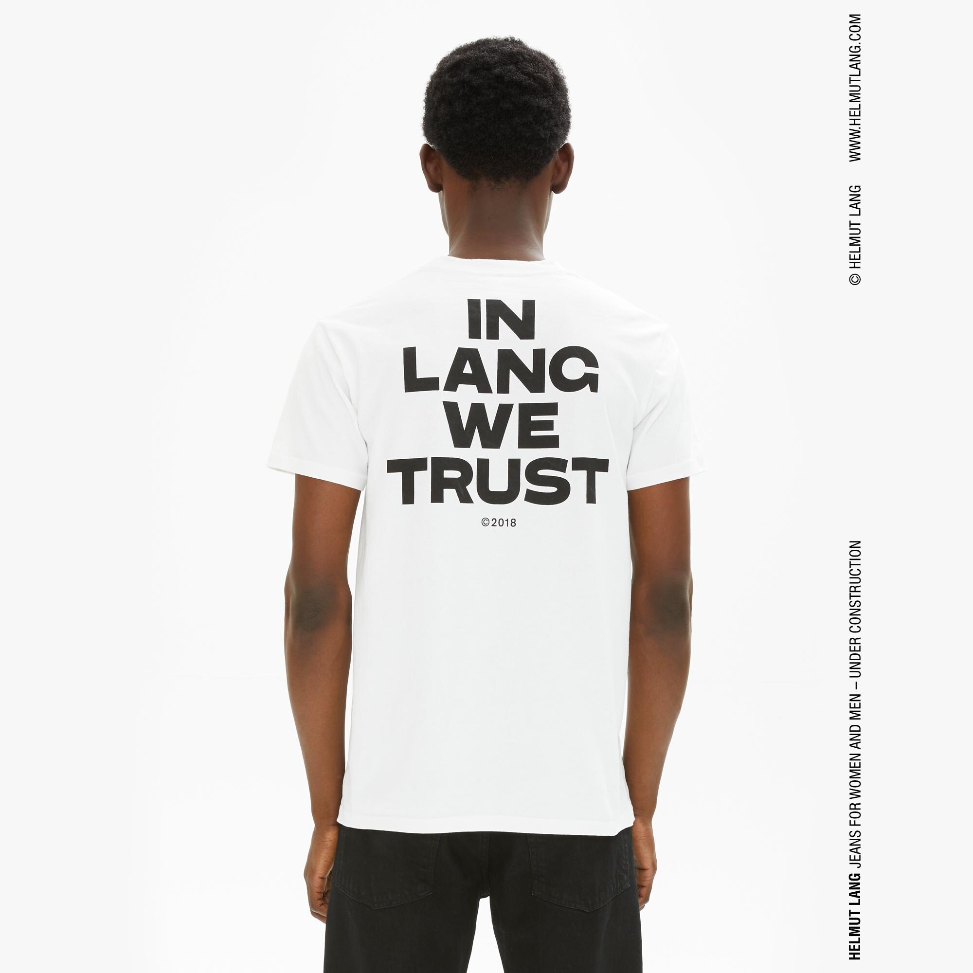 In lang store we trust sweatshirt