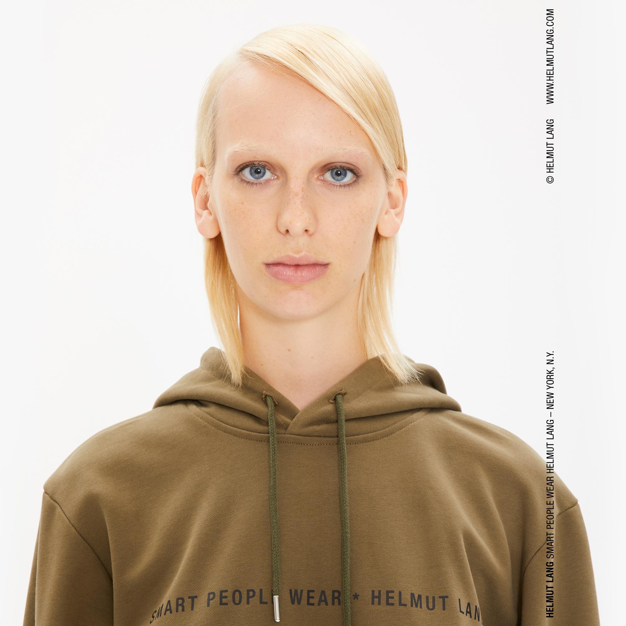 Smart people wear store helmut lang hoodie