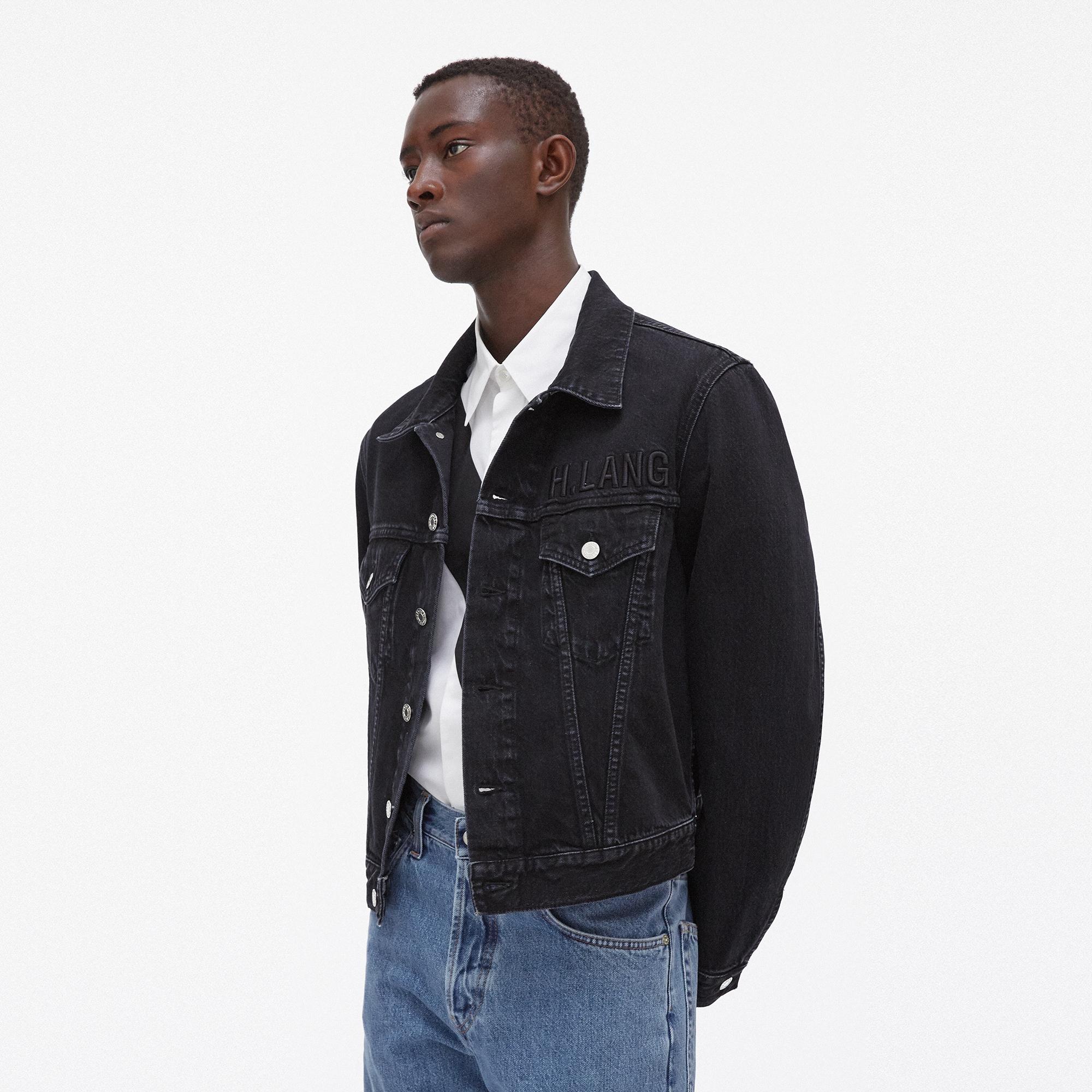 Helmut Lang Monogram Masc Trucker Jean Jacket | WWW.HELMUTLANG.COM