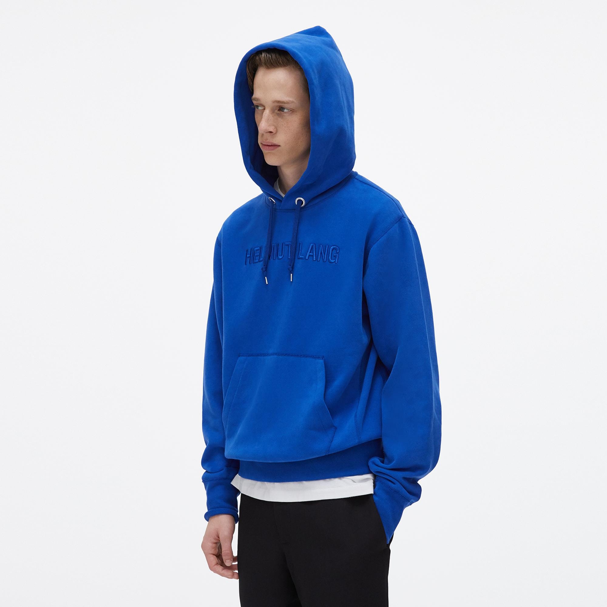 Blue helmut lang on sale hoodie