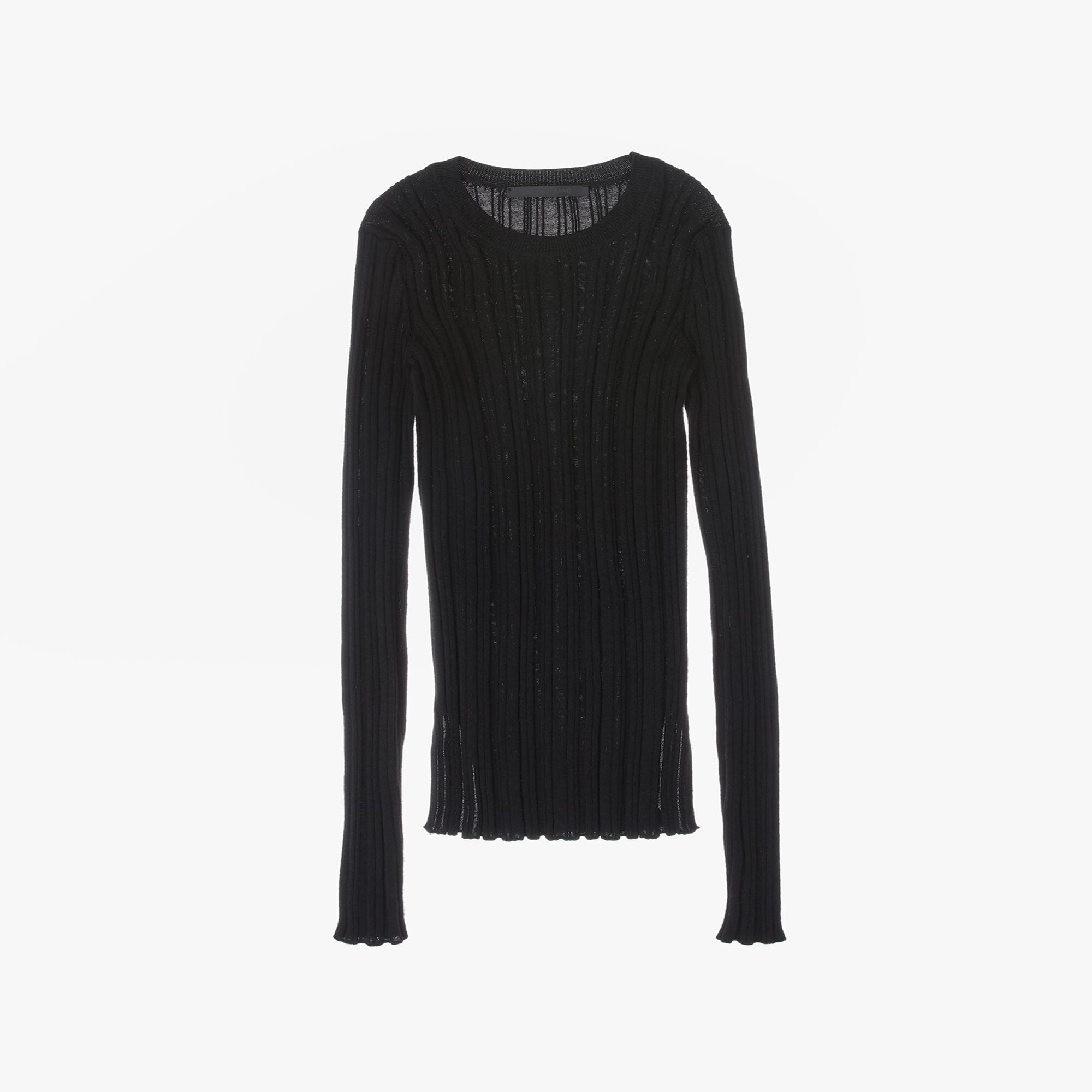 Helmut Lang Fine Wool Rib Crewneck | WWW.HELMUTLANG.COM