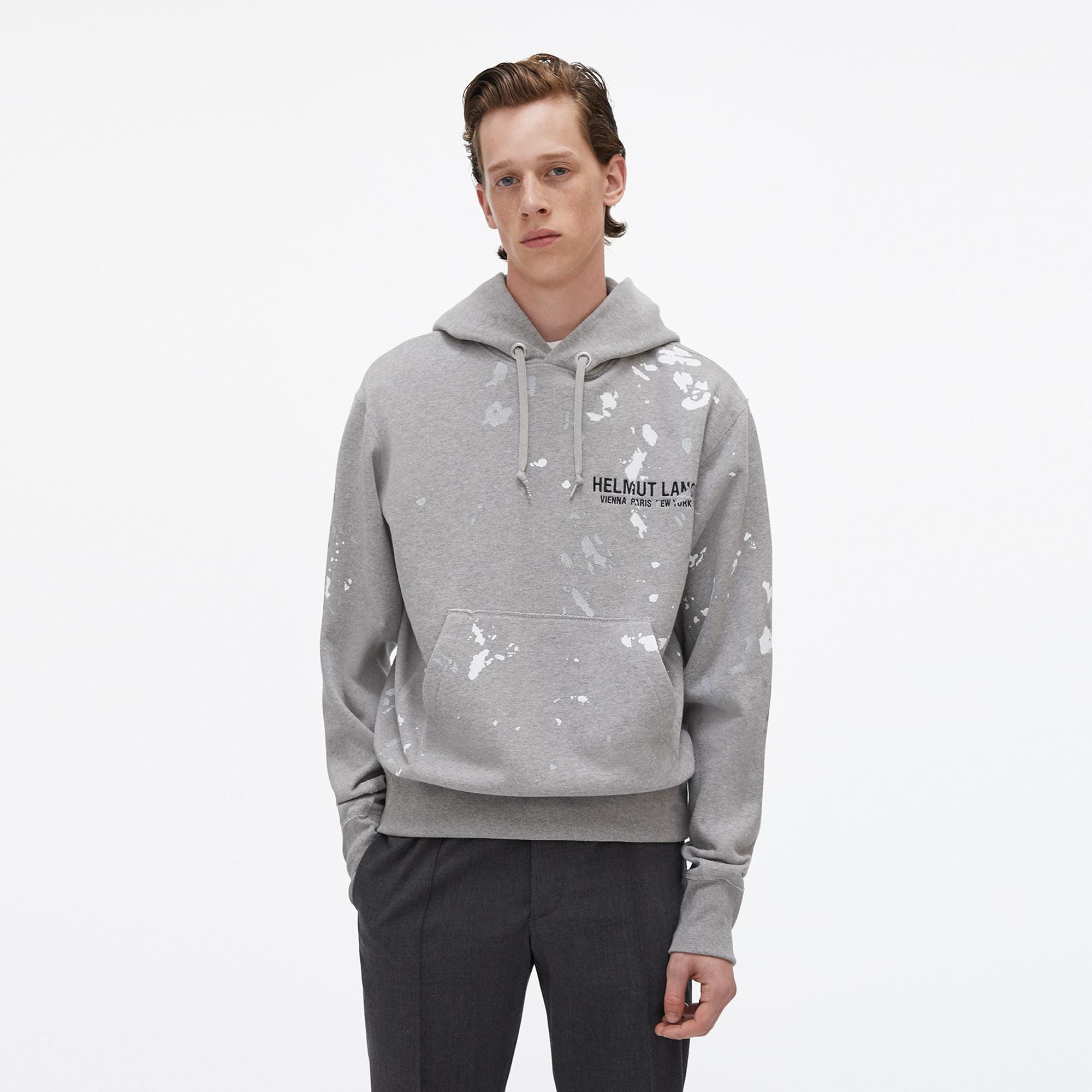 Helmut lang hoodie online paint splatter