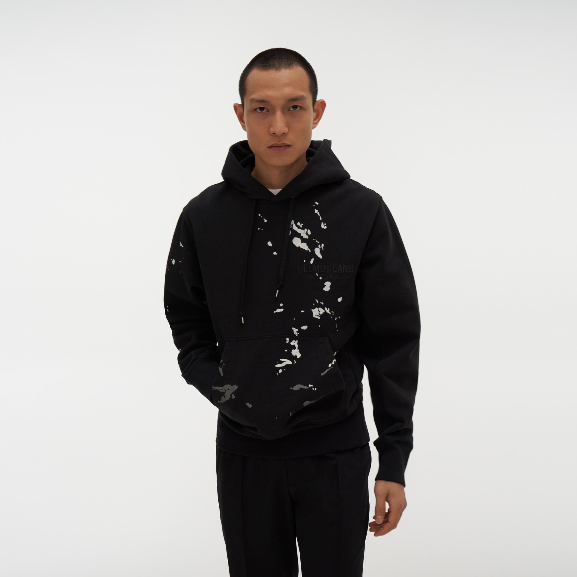 Helmut lang best sale paint hoodie