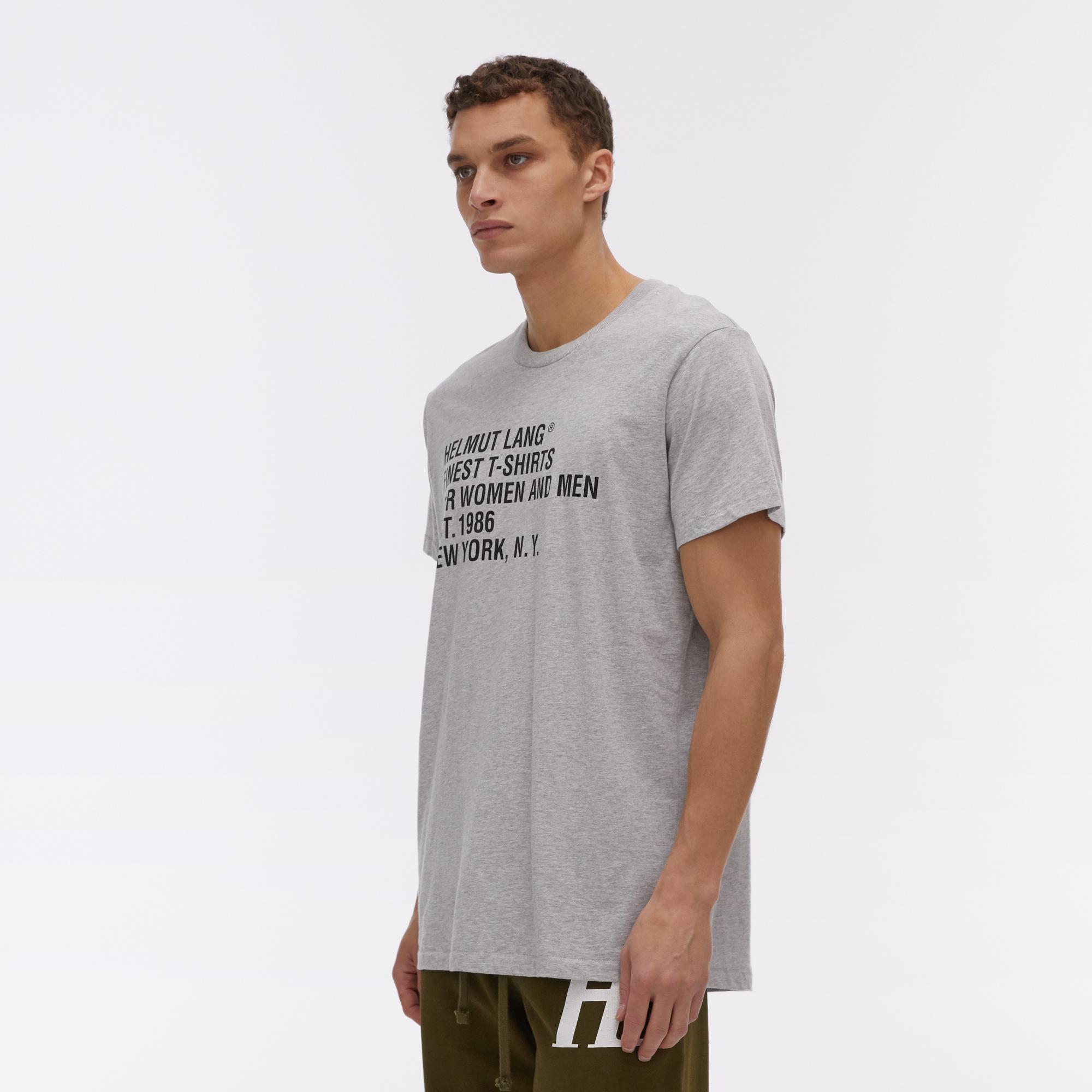 Helmut Lang Standard Cotton Tee | WWW.HELMUTLANG.COM