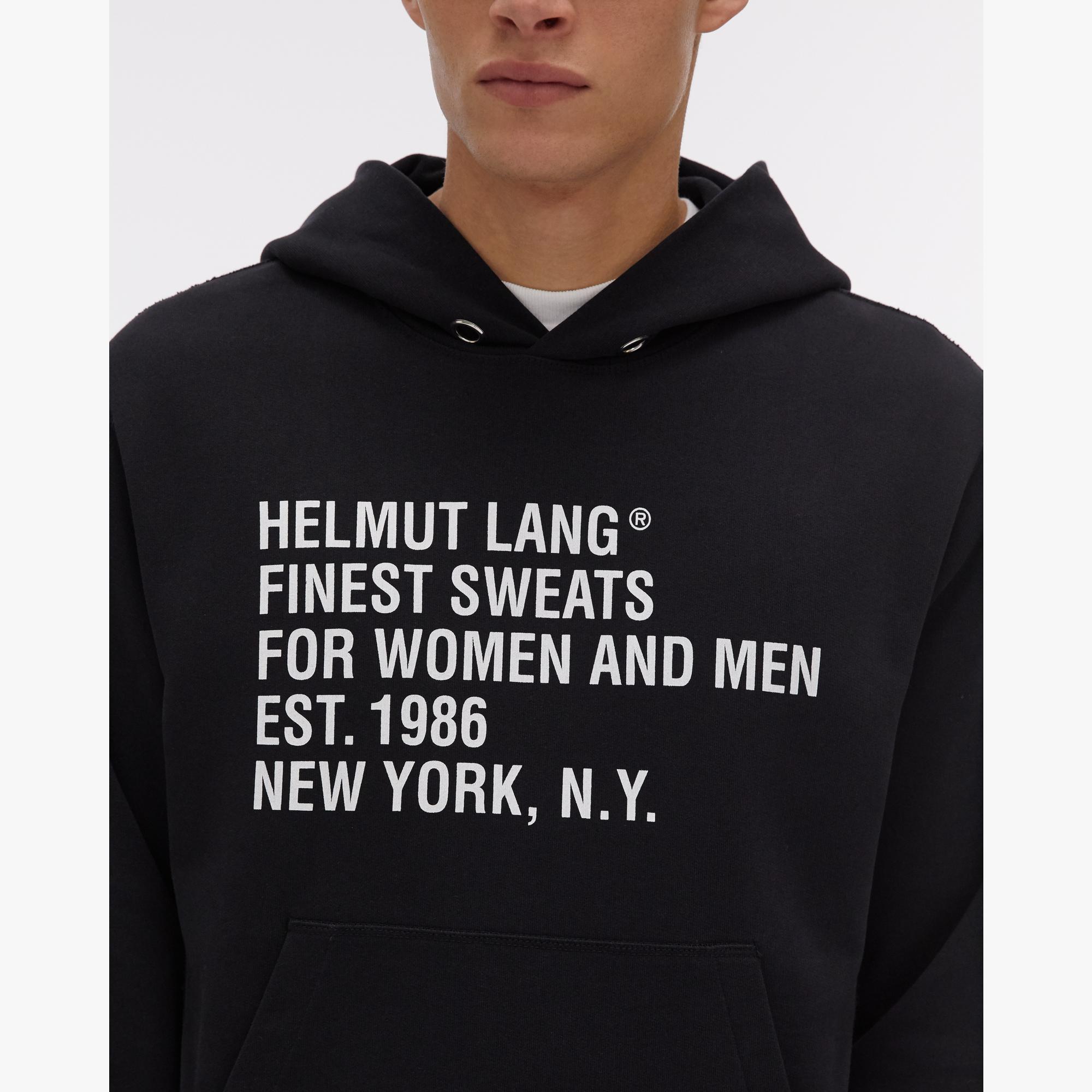 Helmut Lang Standard Hoodie Sweatshirt WWW.HELMUTLANG.COM