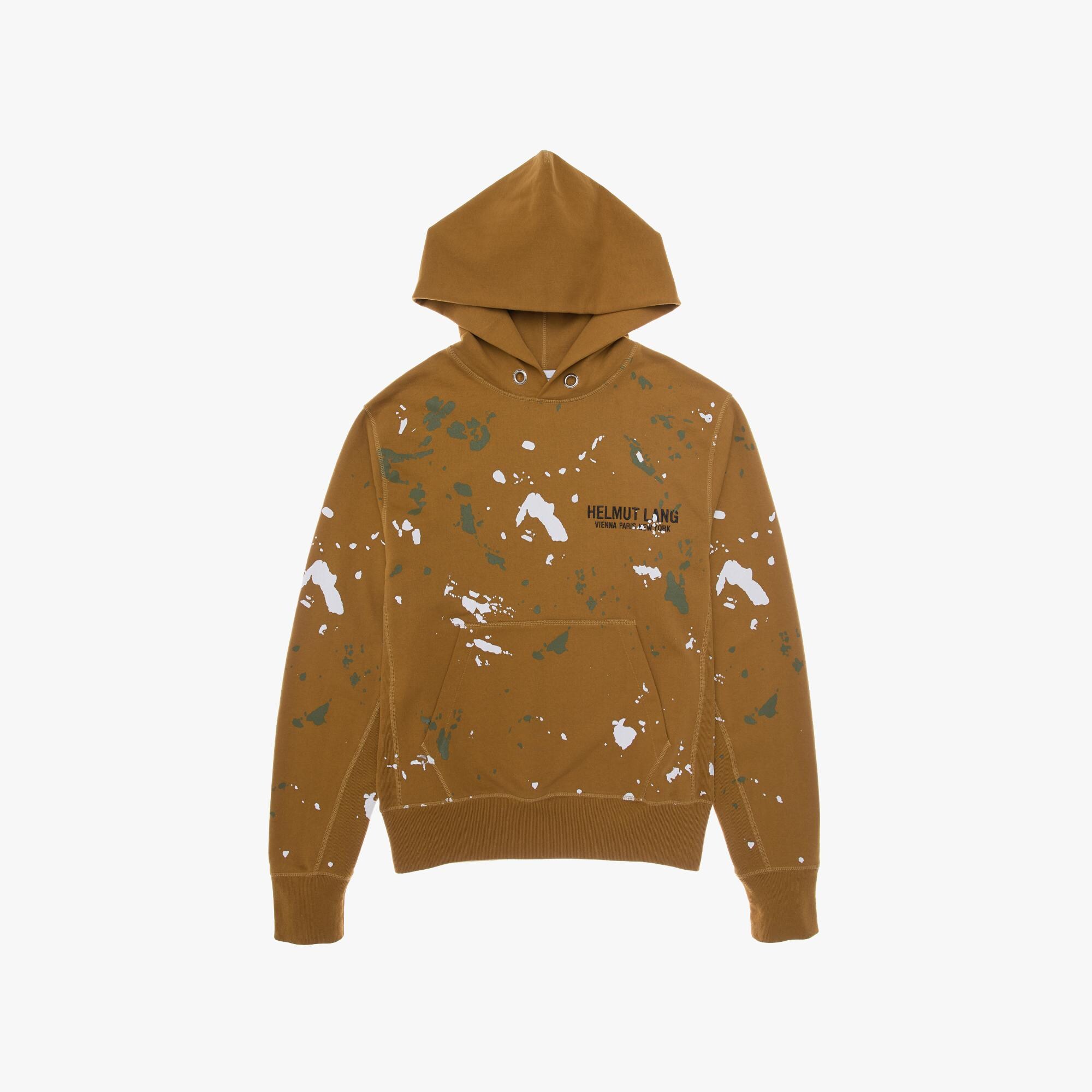 Helmut lang hoodie paint splatter hot sale