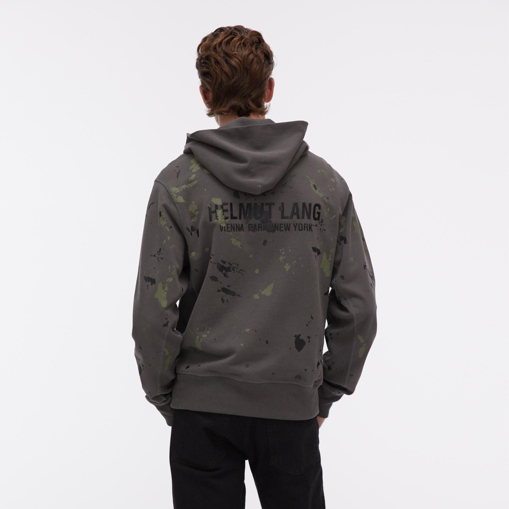 Helmut lang splatter discount hoodie