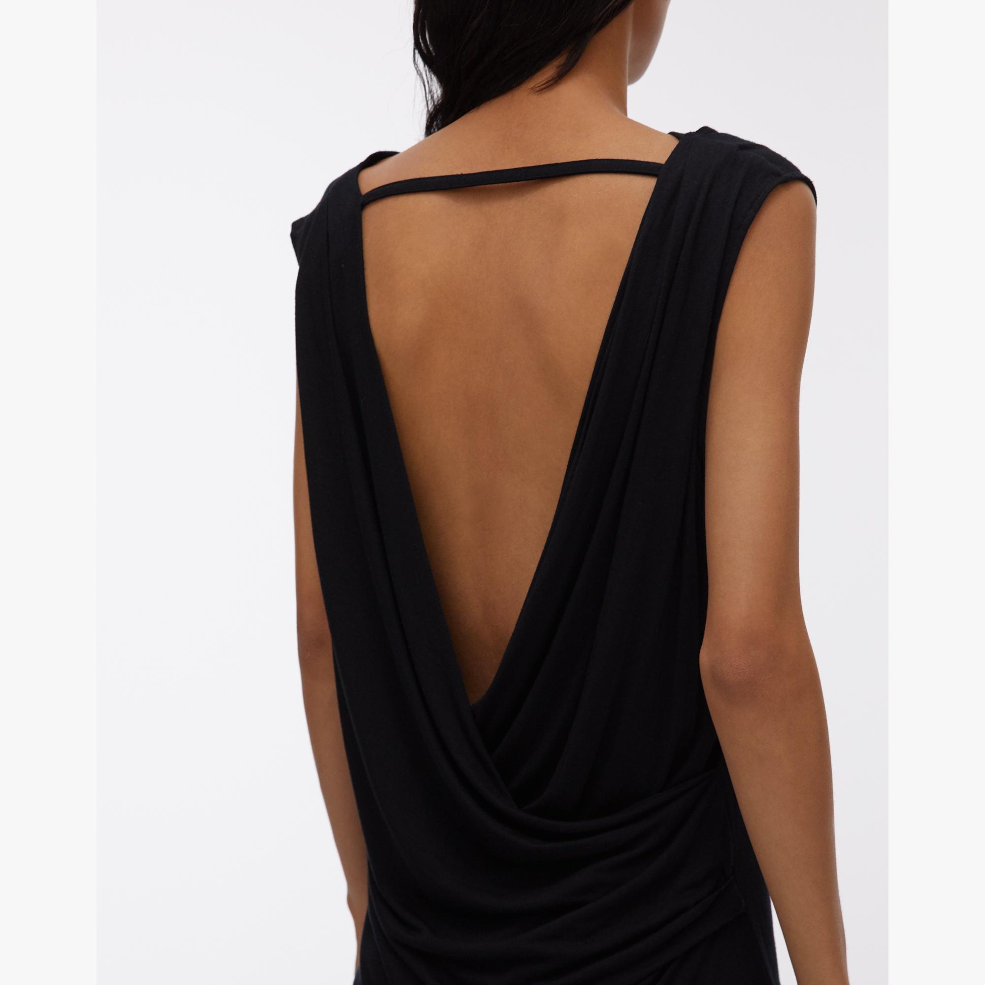 Helmut Lang Open Back Sleeveless Jersey Top | WWW.HELMUTLANG.COM