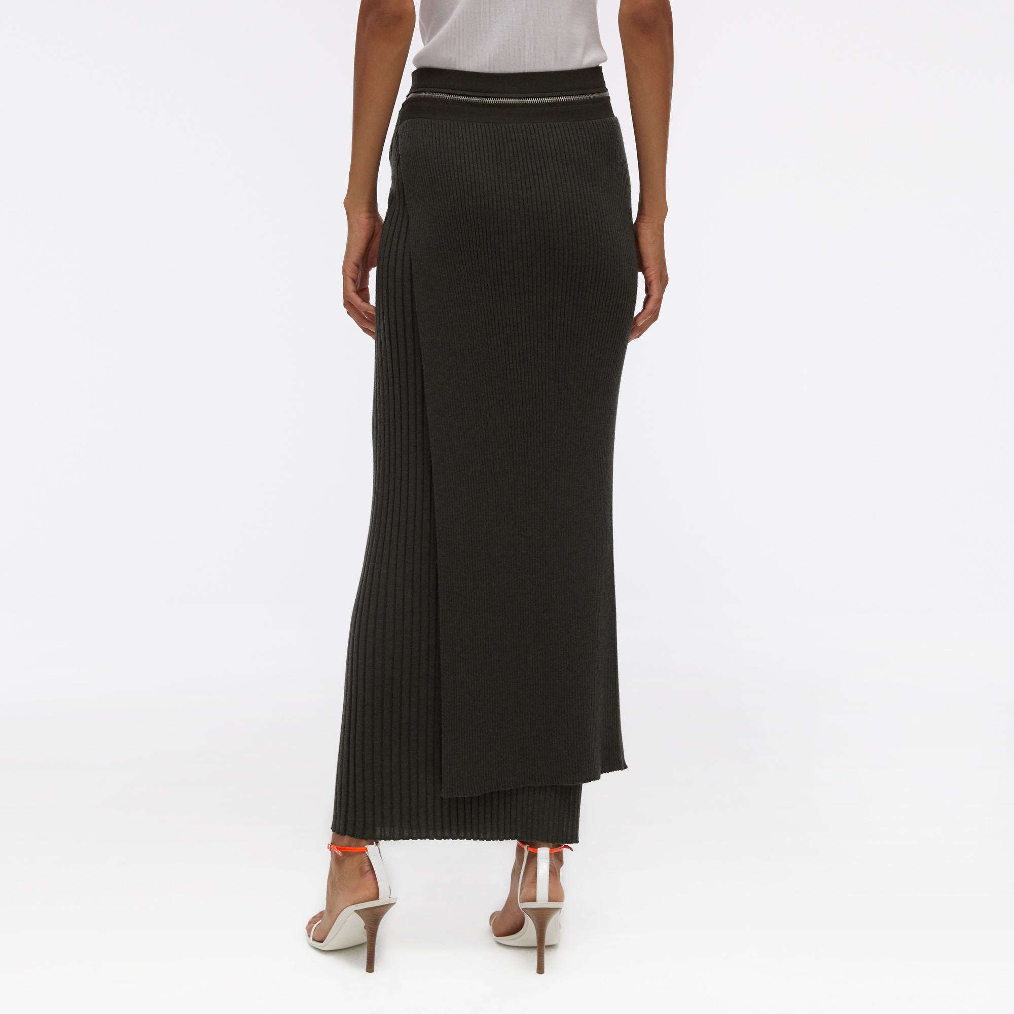 helmut lang layered skirt