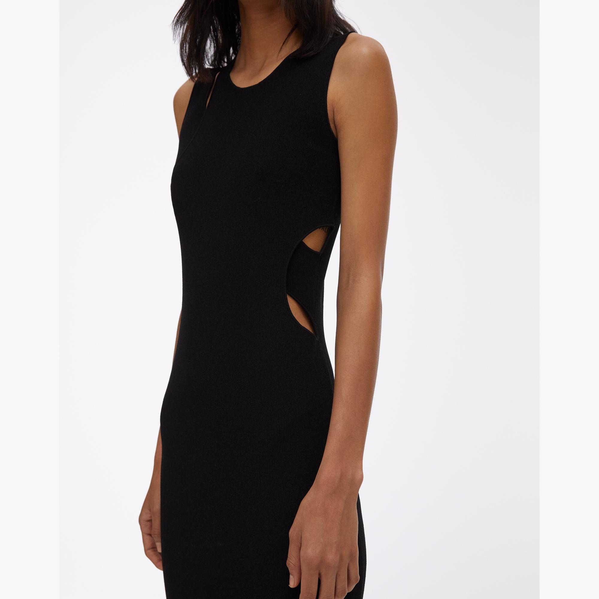 Helmut Lang Slash Overlay Tank Dress | WWW.HELMUTLANG.COM | Helmut Lang