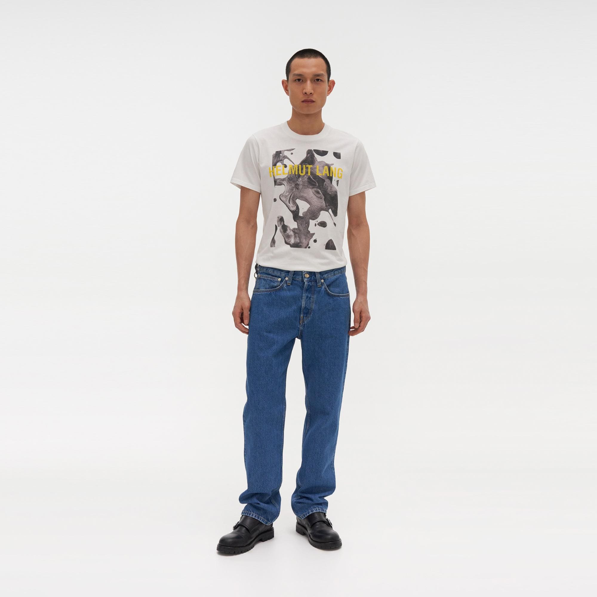 helmut lang relaxed tapered jeans