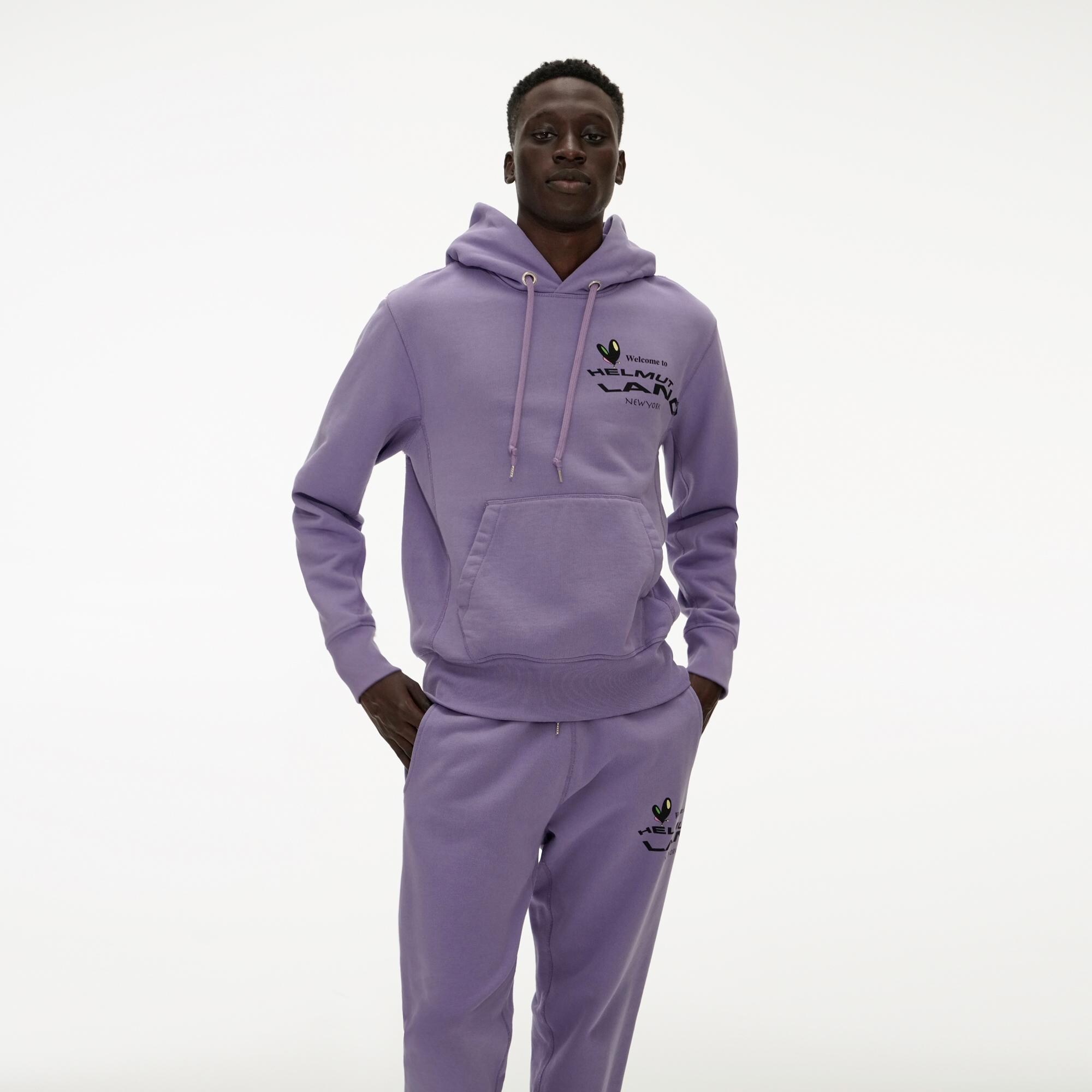 Helmut lang purple online hoodie