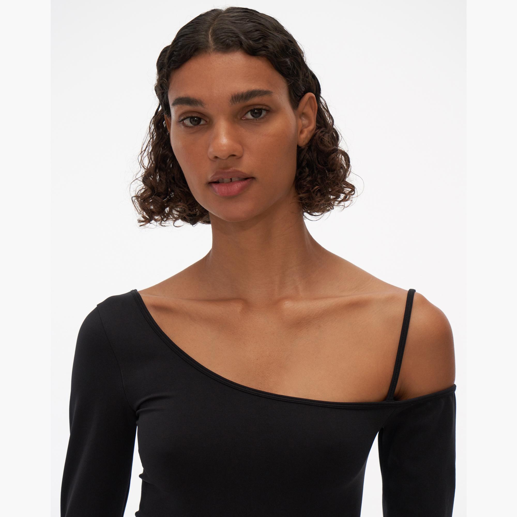 Helmut lang best sale one shoulder top