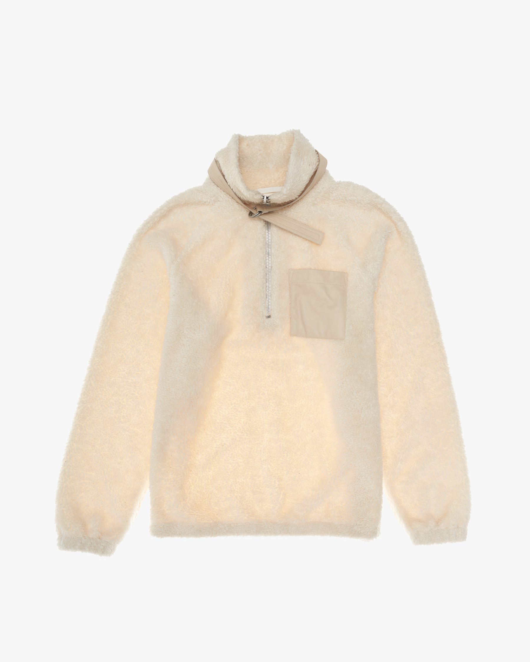 Shaggy Fleece Pullover Sweatshirt
