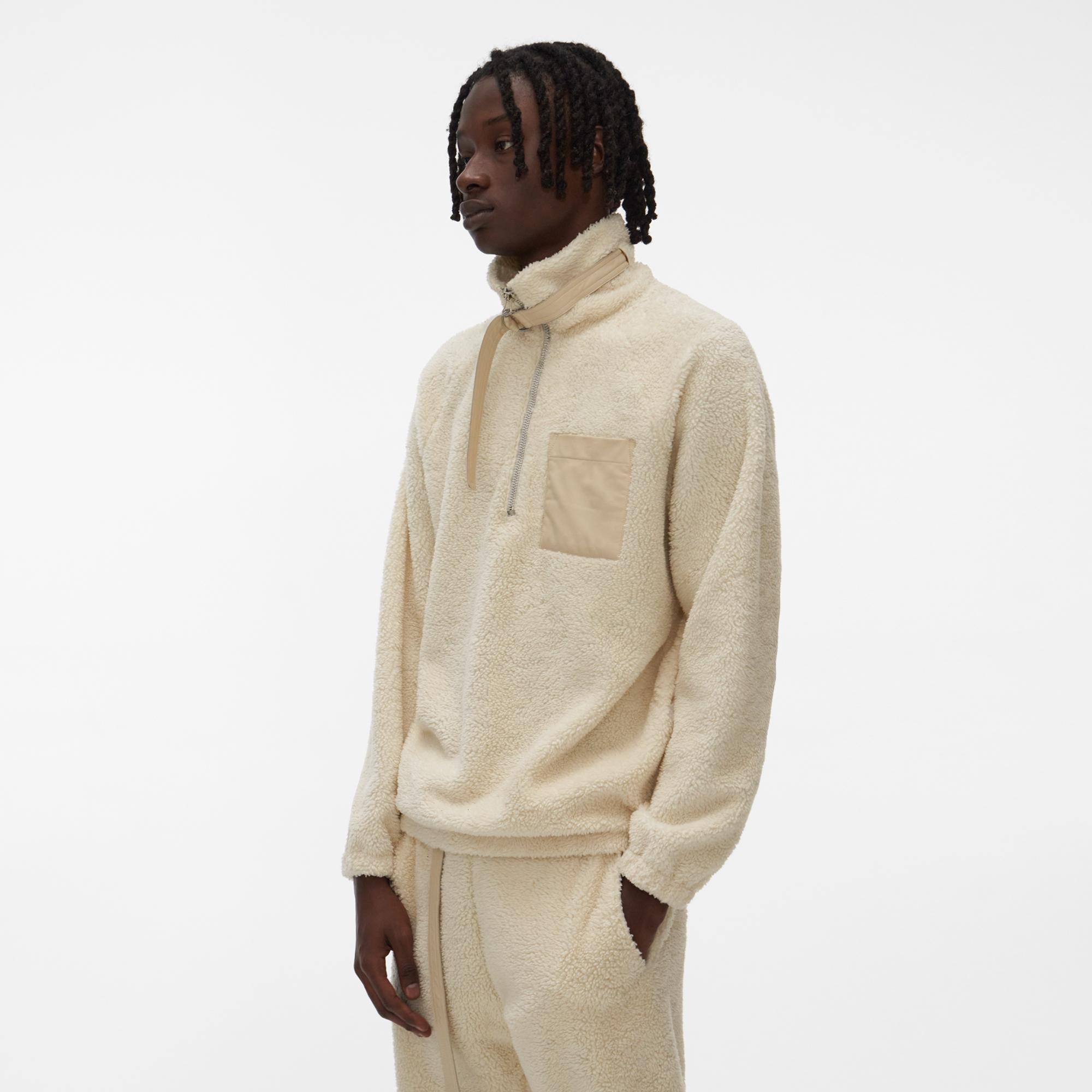 Helmut Lang Shaggy Fleece Pullover Sweatshirt | WWW.HELMUTLANG.COM ...