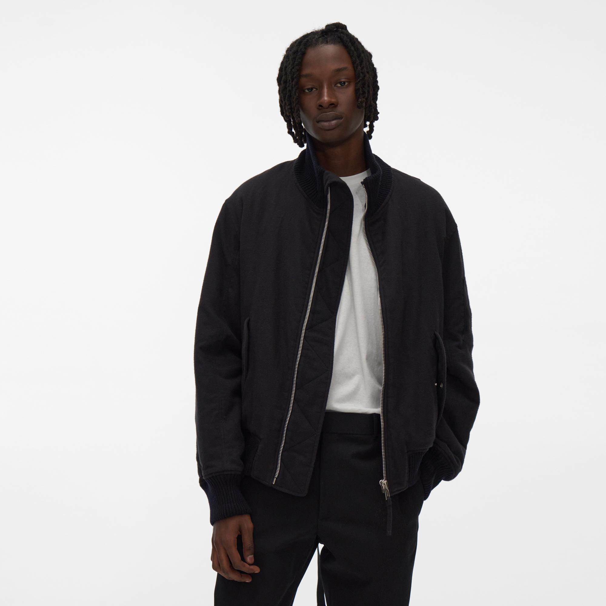 Helmut Lang Strapped Bomber Jacket | WWW.HELMUTLANG.COM