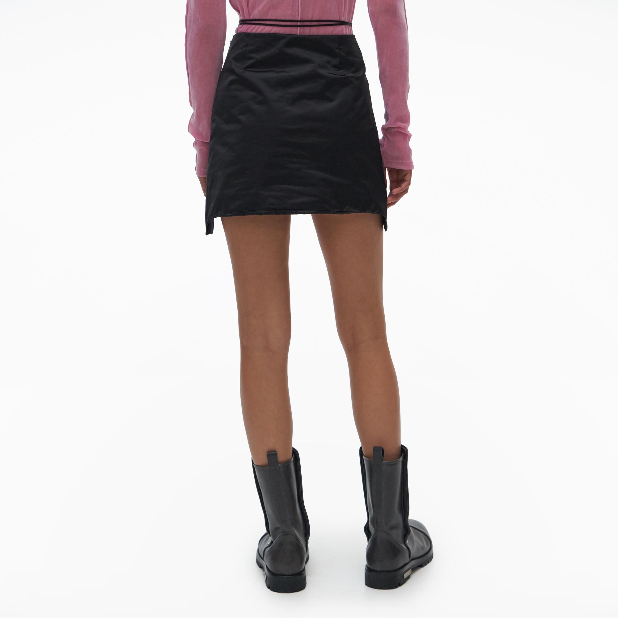 Helmut Lang Satin Mini Skirt | WWW.HELMUTLANG.COM | Helmut Lang