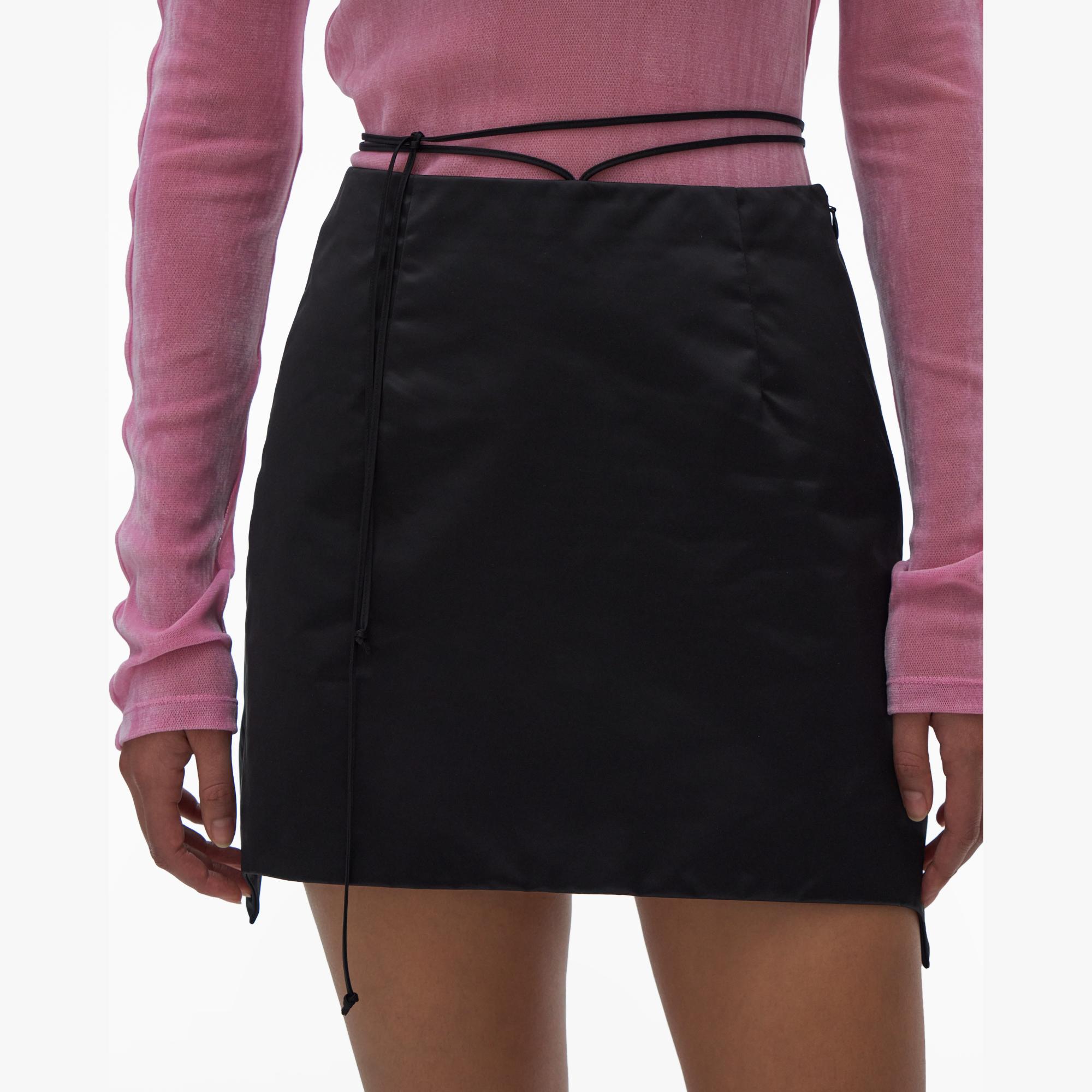 Helmut Lang Satin Mini Skirt | WWW.HELMUTLANG.COM | Helmut Lang