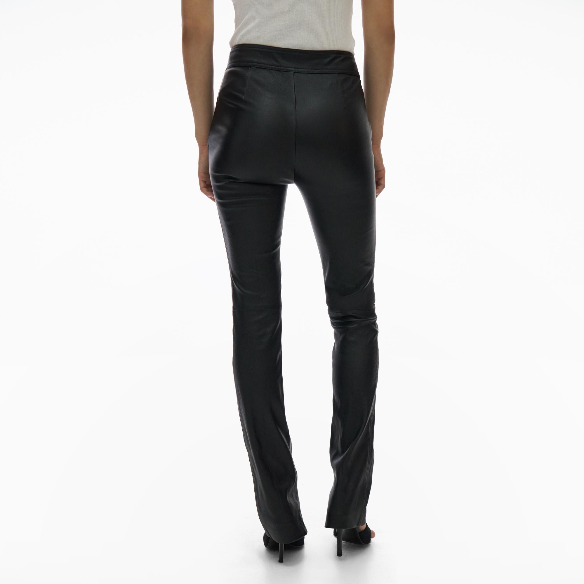 Core Slit Leather Pant