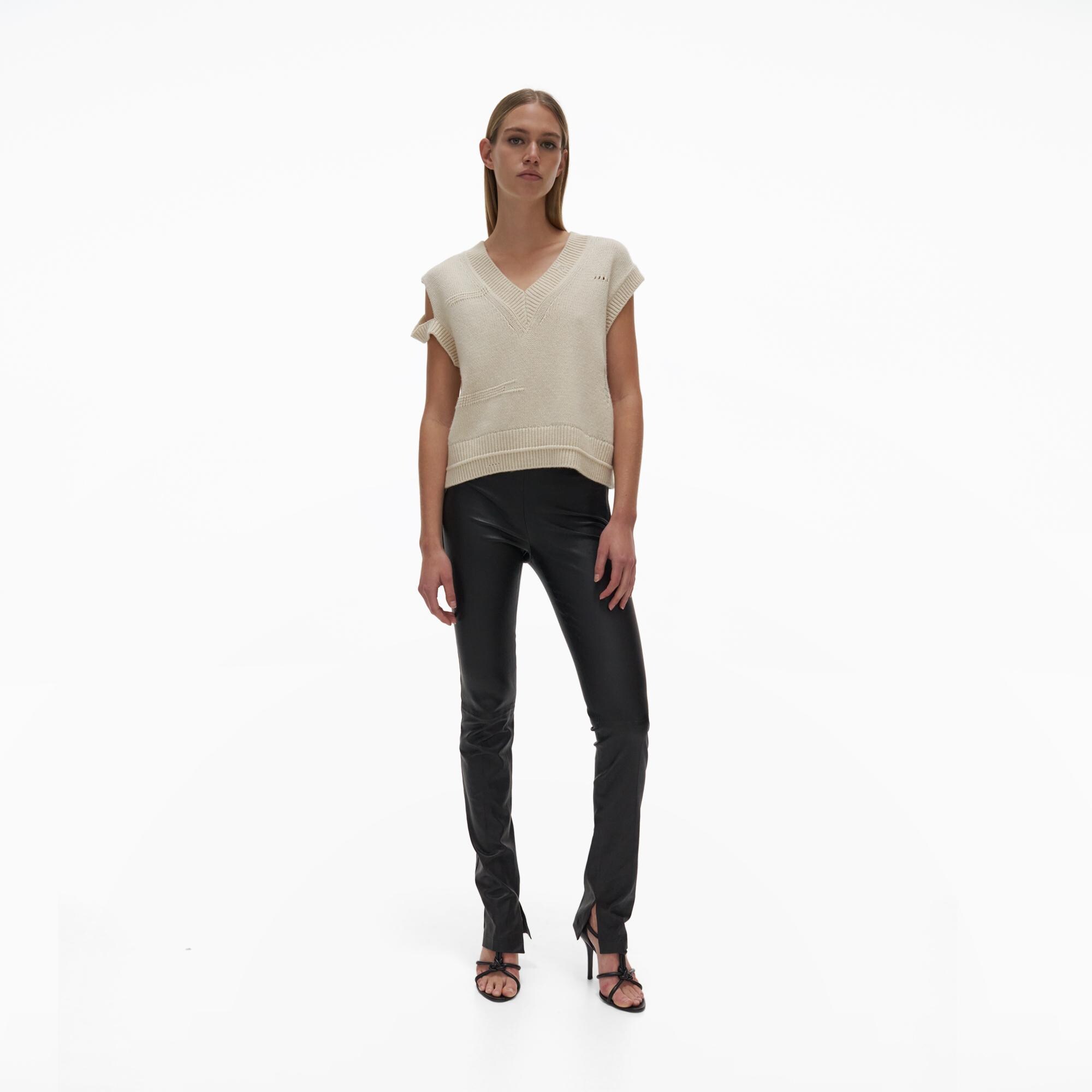 Helmut Lang Core Slit Leather Pant | WWW.HELMUTLANG.COM