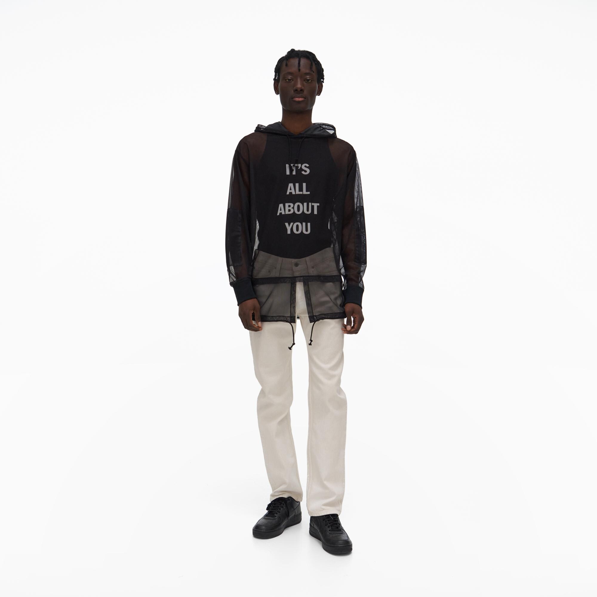 Helmut Lang HWT Sheer Hoodie | WWW.HELMUTLANG.COM