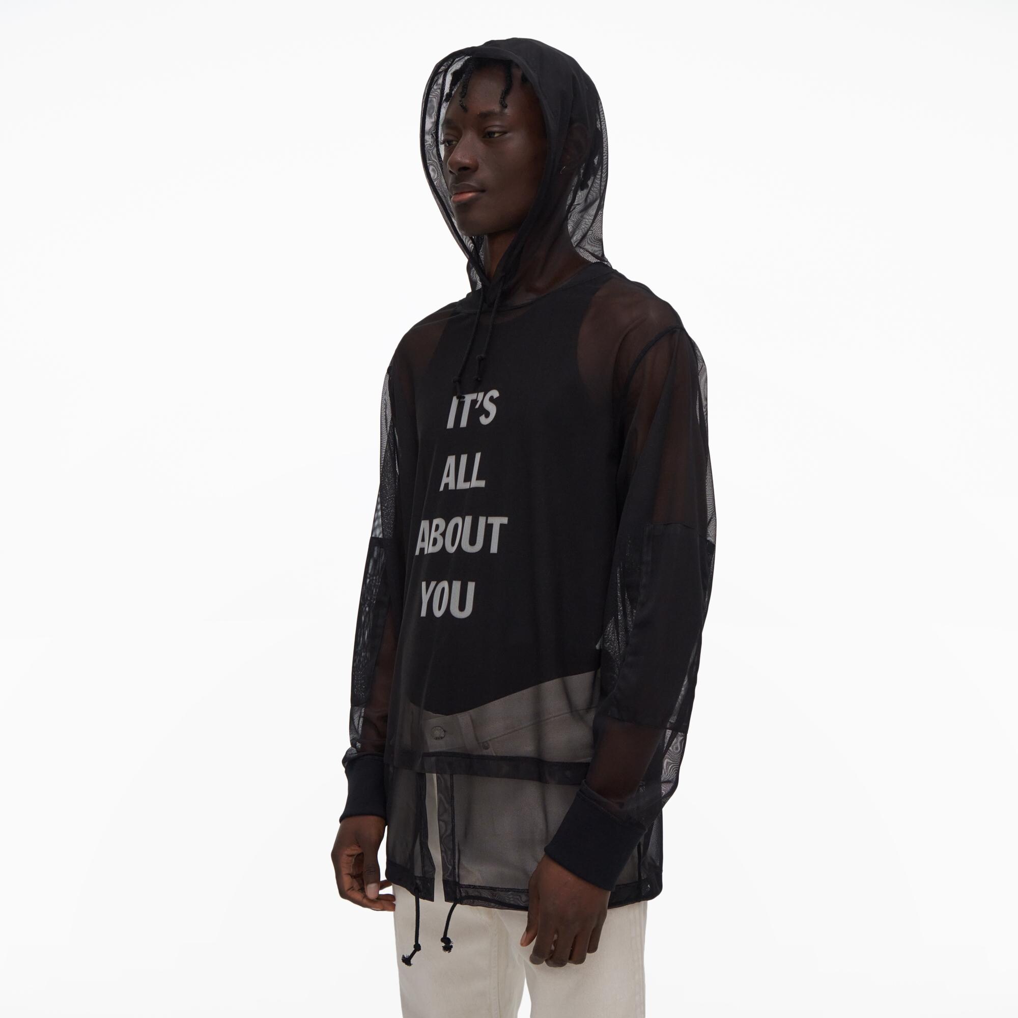 Helmut Lang HWT Sheer Hoodie | WWW.HELMUTLANG.COM