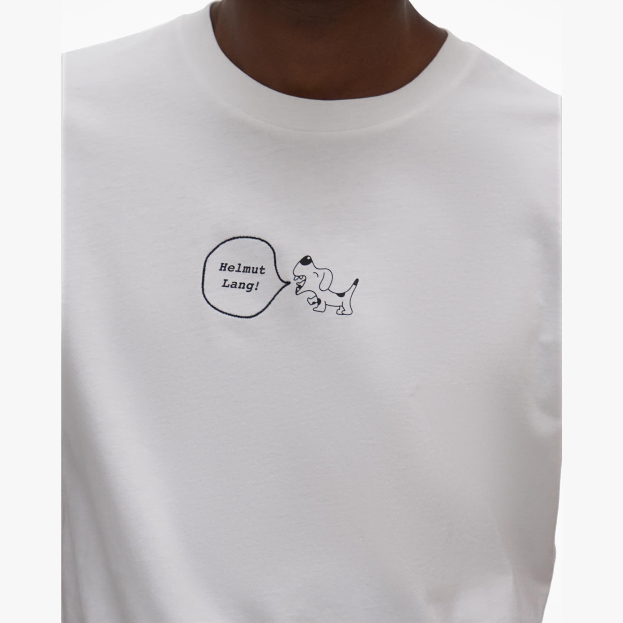 helmut lang puppy tee