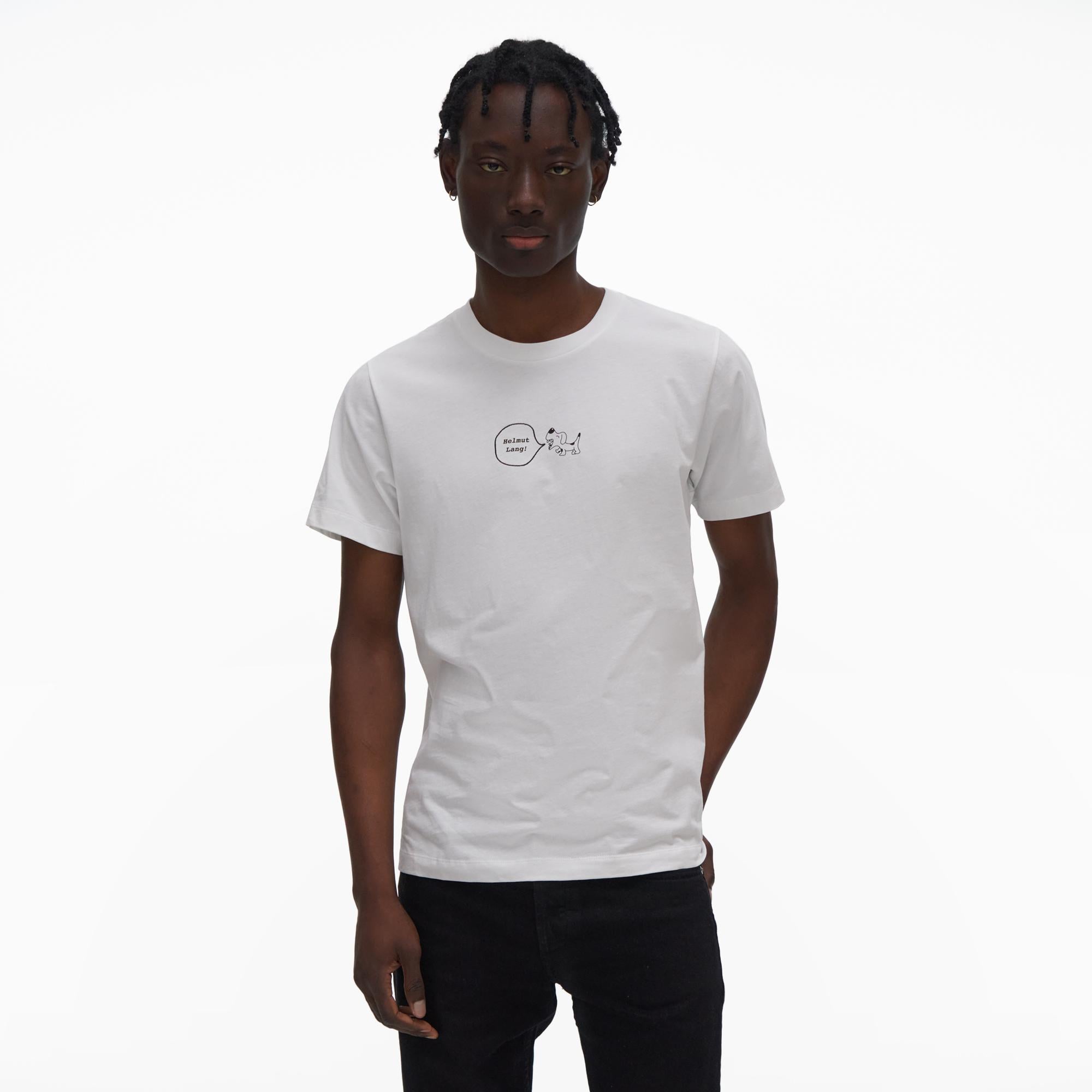helmut lang puppy tee