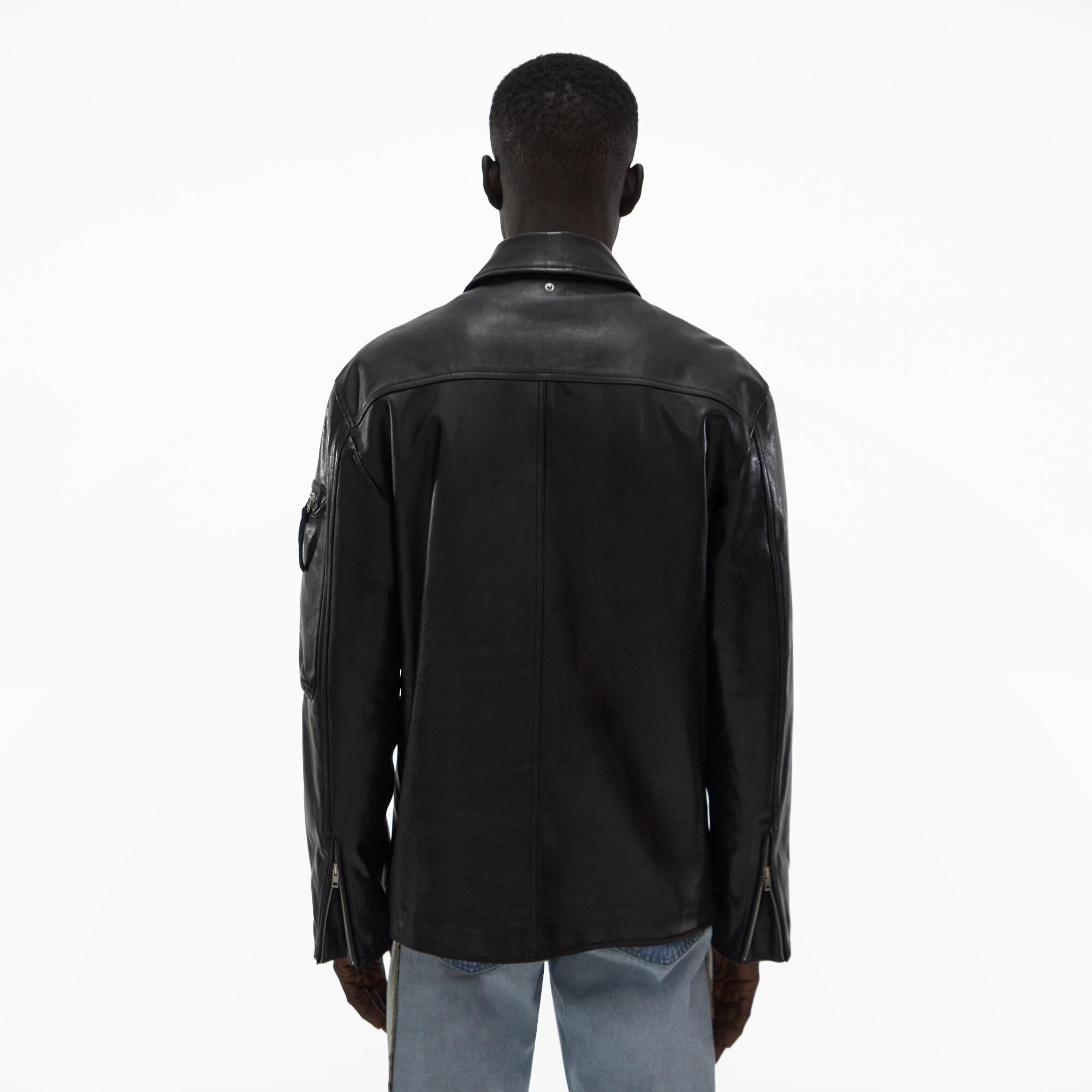 Helmut Lang Zip Leather Jacket | WWW.HELMUTLANG.COM | Helmut Lang