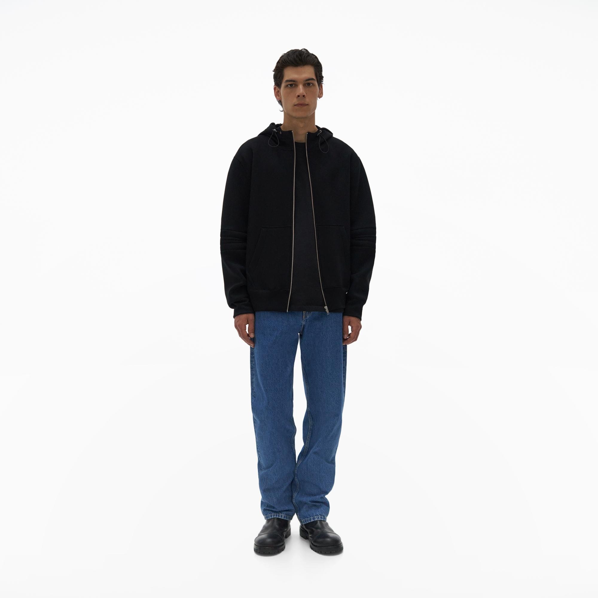 Helmut Lang Neoprene Zip Hoodie | WWW.HELMUTLANG.COM