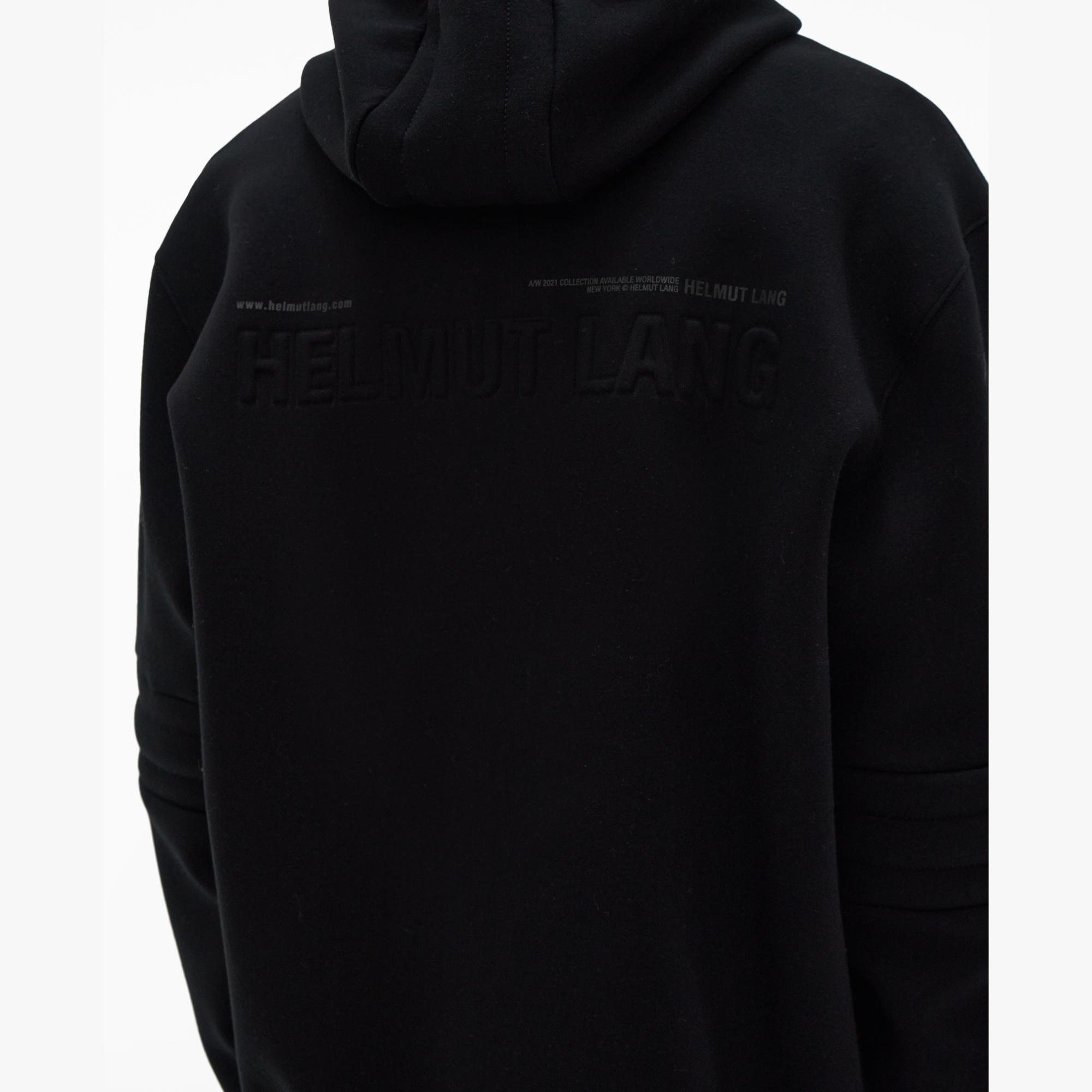 Helmut Lang Black Half-Zip Hoodie