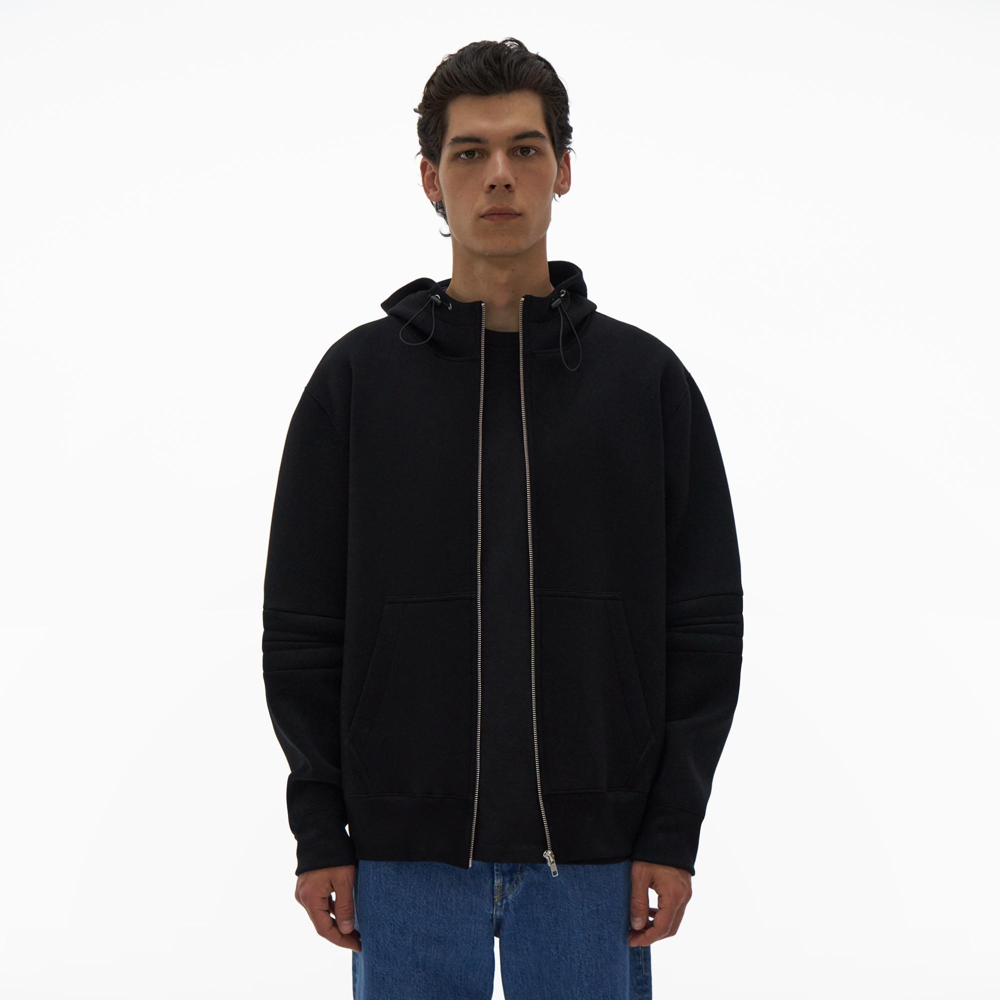 Helmut Lang Neoprene Zip Hoodie WWW.HELMUTLANG.COM