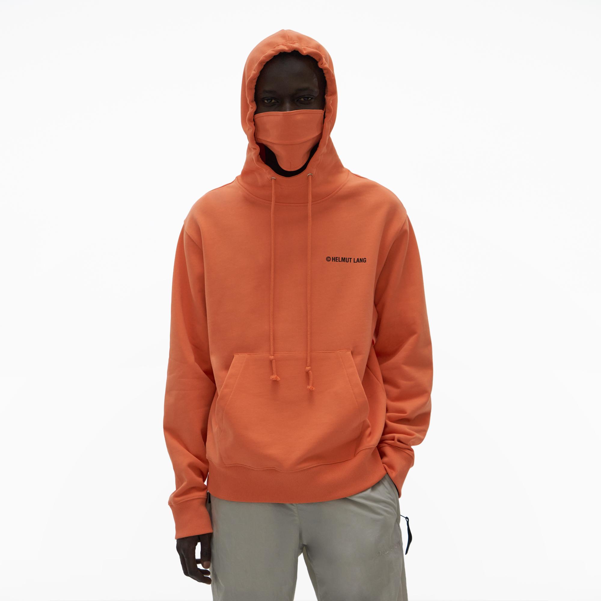 Helmut Lang Logo Mask Hoodie | WWW.HELMUTLANG.COM