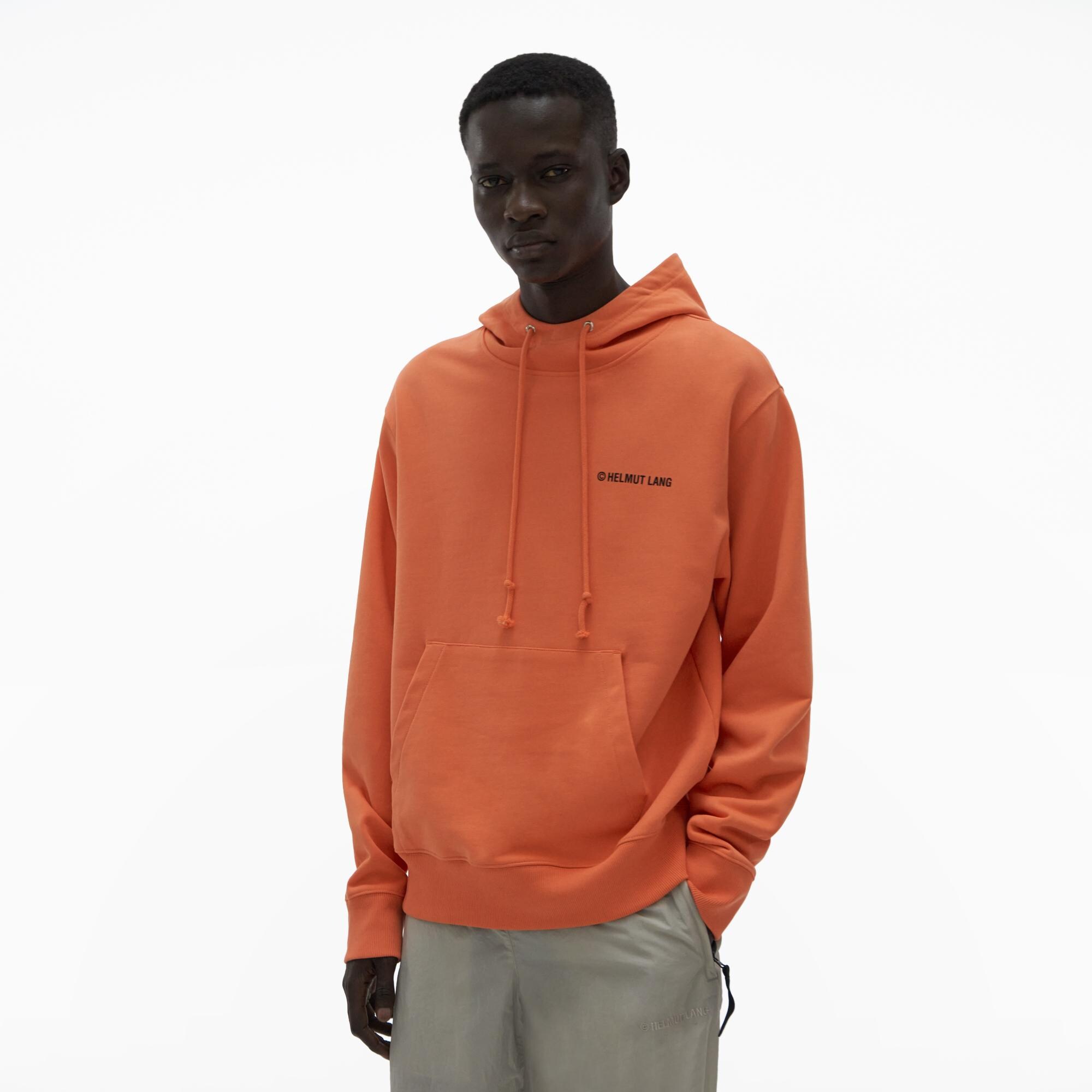 Helmut lang clearance orange hoodie