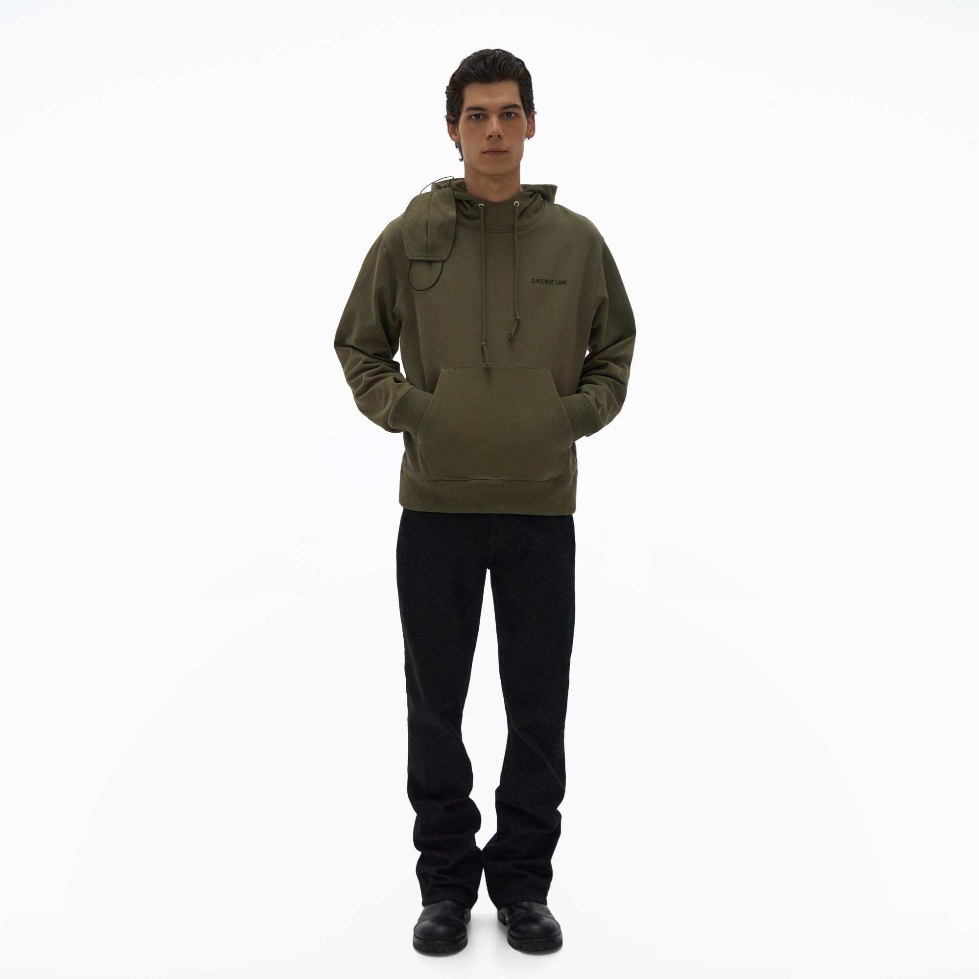 Helmut Lang Logo Mask Hoodie | WWW.HELMUTLANG.COM