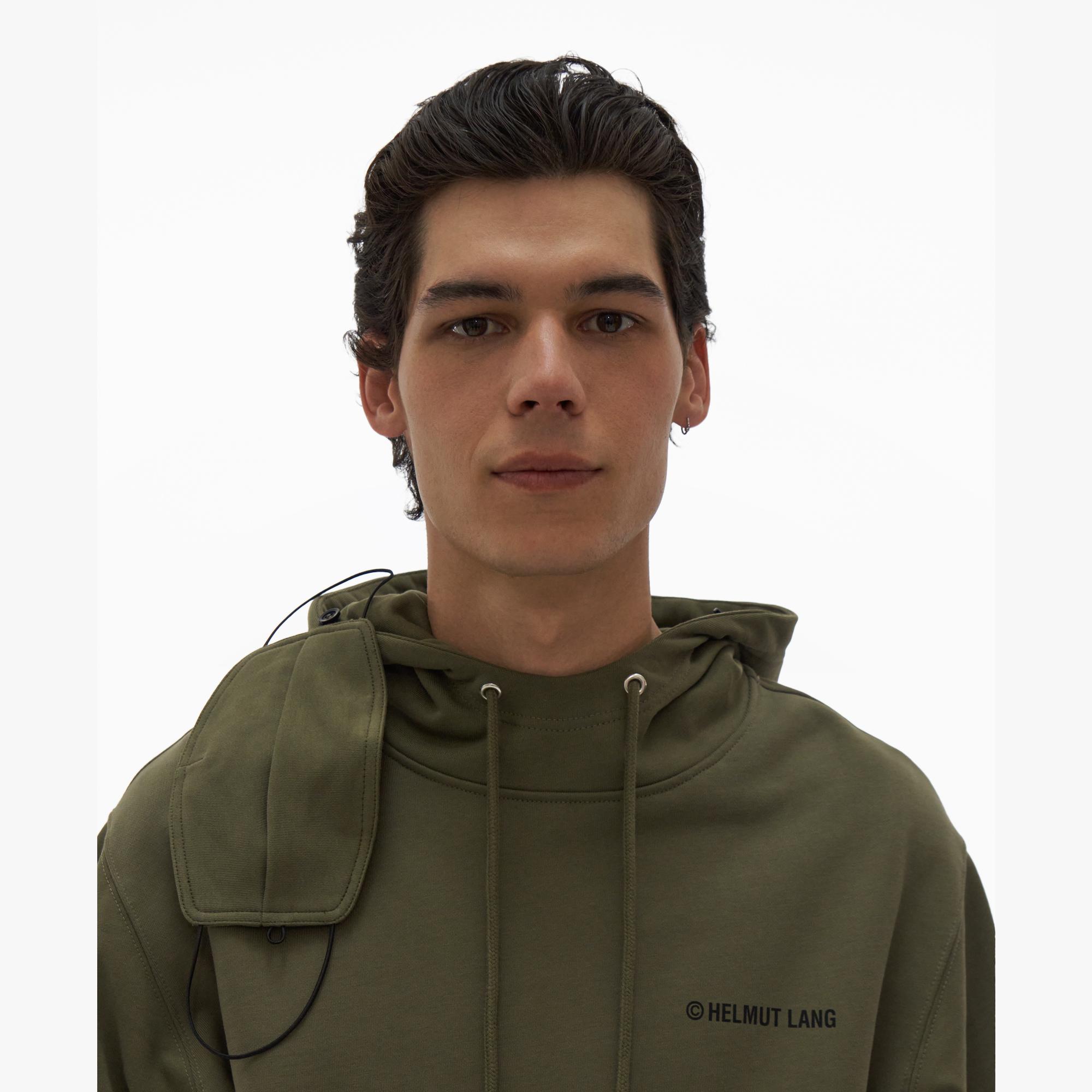 Helmut Lang Logo Mask Hoodie | WWW.HELMUTLANG.COM | Helmut Lang