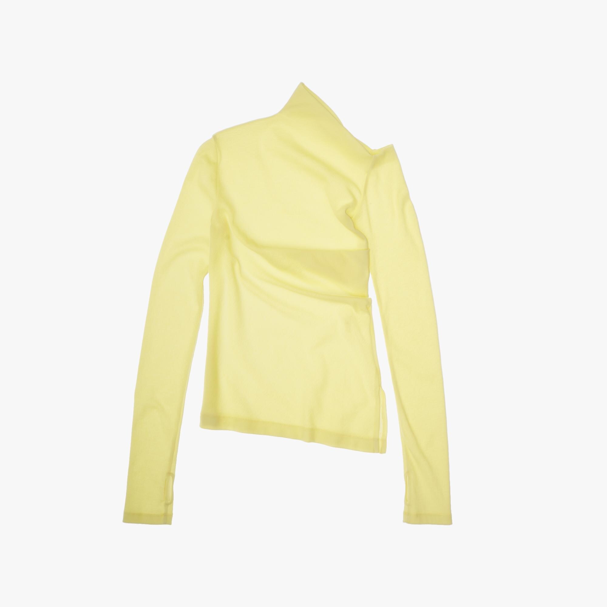 Asymmetric Long-Sleeve Top