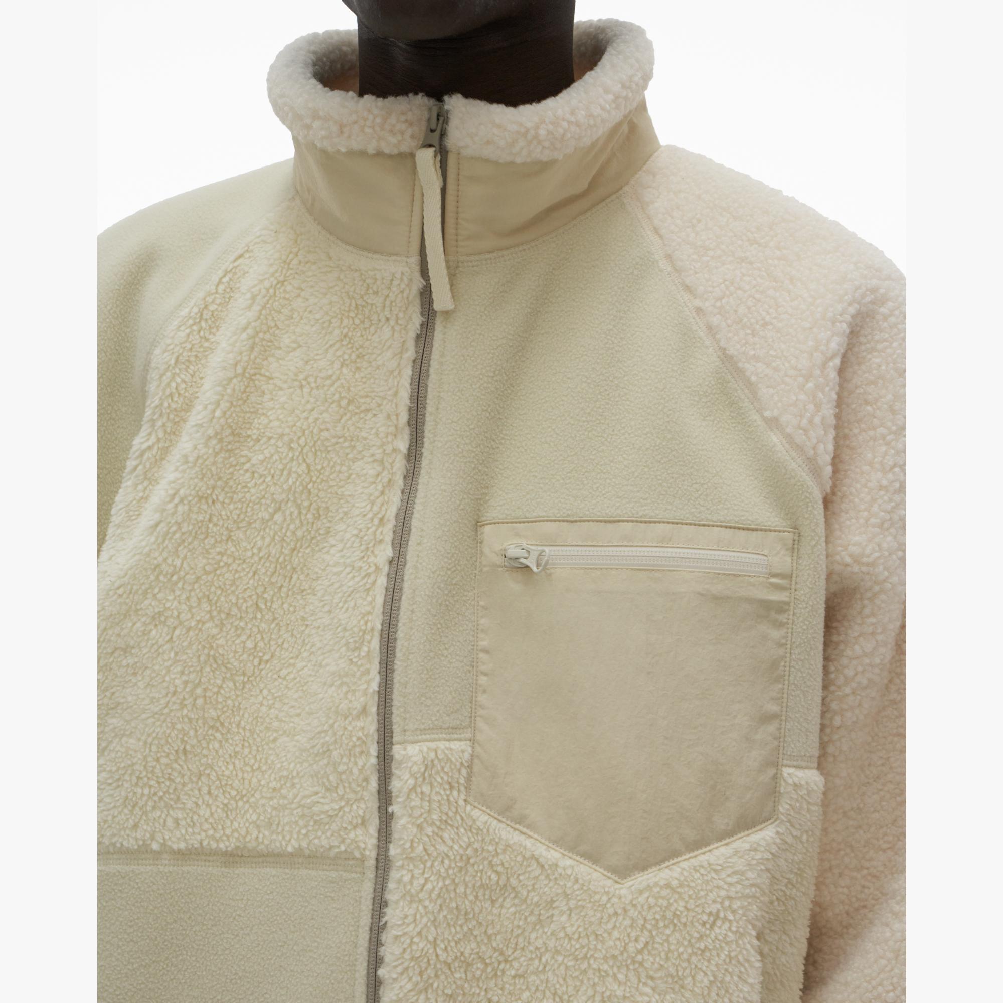 Helmut Lang Patchwork Fleece Jacket | WWW.HELMUTLANG.COM | Helmut Lang