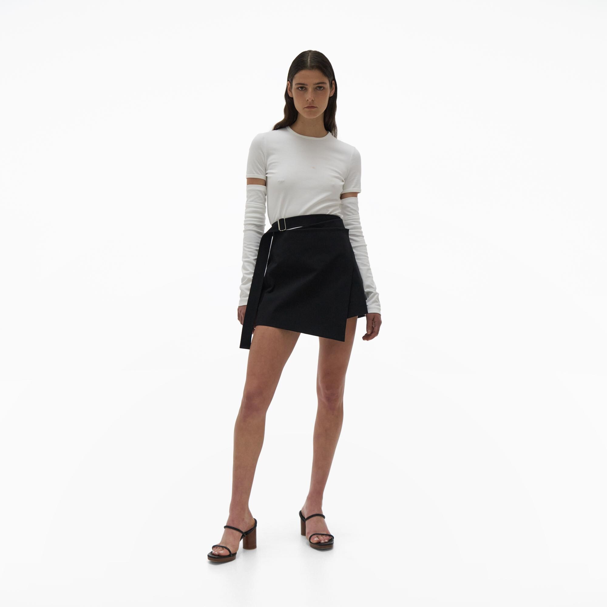 Helmut Lang Belted Mini Skirt | WWW.HELMUTLANG.COM